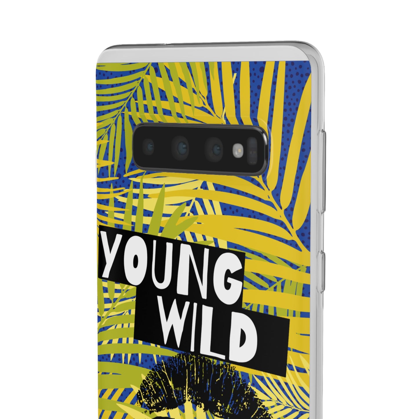 Young Wild Free SmileandLaughTees Flexi Phone Case