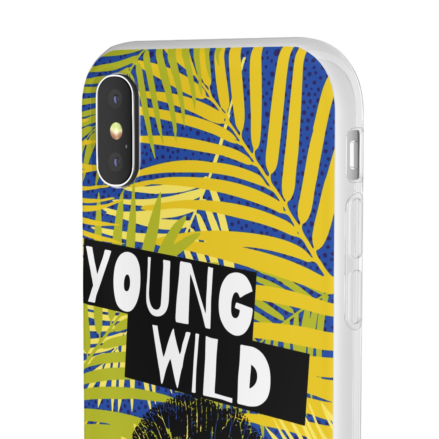 Young Wild Free SmileandLaughTees Flexi Phone Case