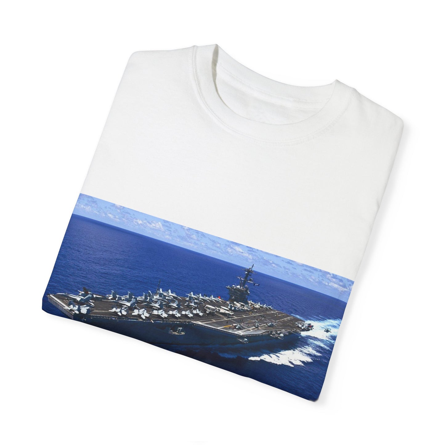 USS Carl Vinson (CVN-70) SmileandLaughTees Unisex Garment-Dyed T-shirt