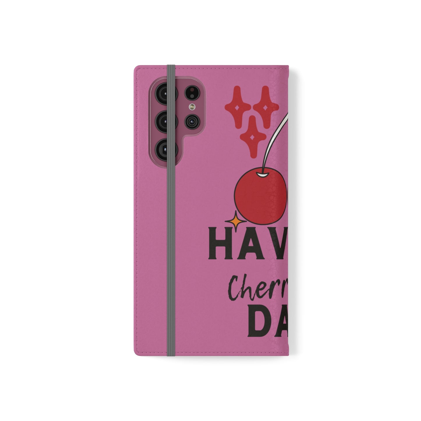 Have A Cherrific Day SmileandLaughTees Flip Phone Case