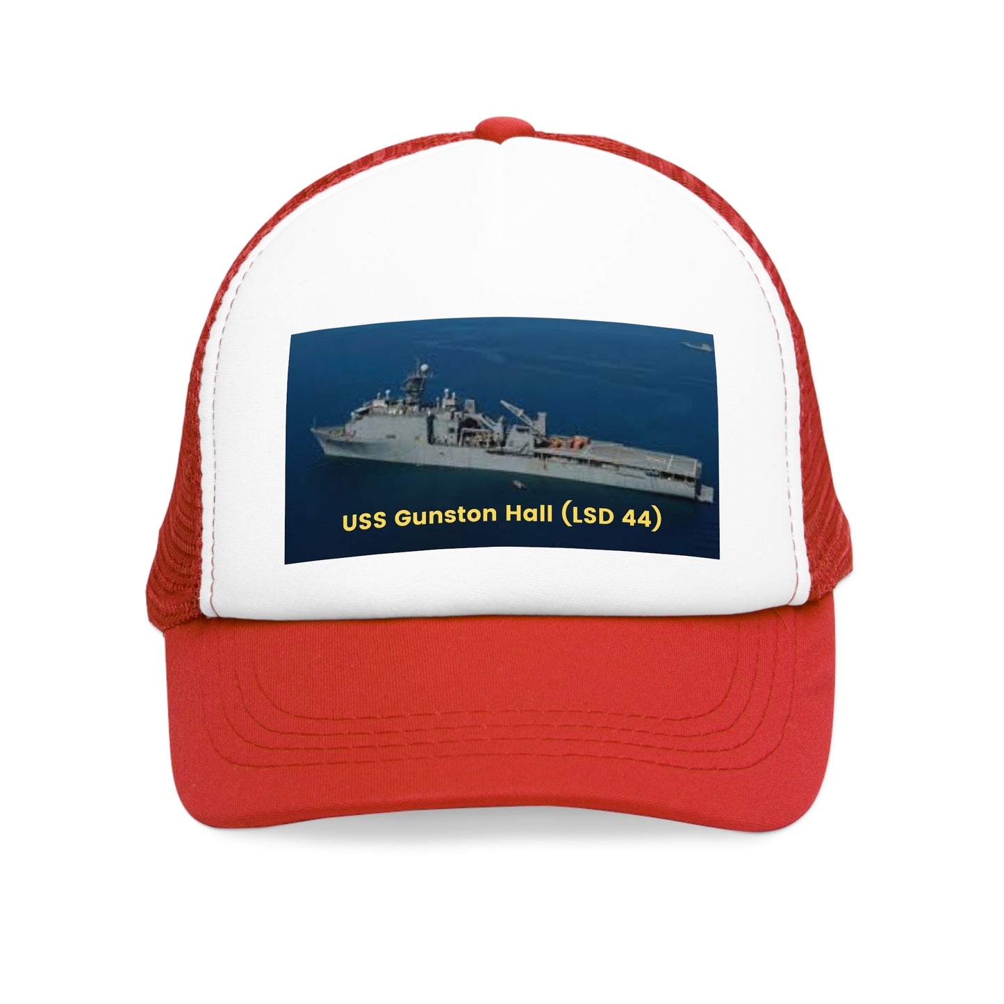 USS Gunston Hall (LSD 44) Navy POD Smileandlaughtees Mesh Cap