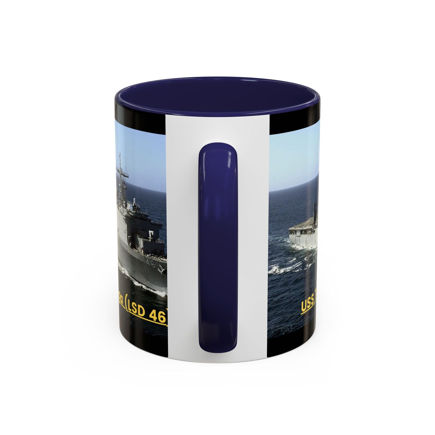 USS Tortuga (LSD 46) Navy POD Smileandlaughtees Accent Coffee Mug (11, 15oz)