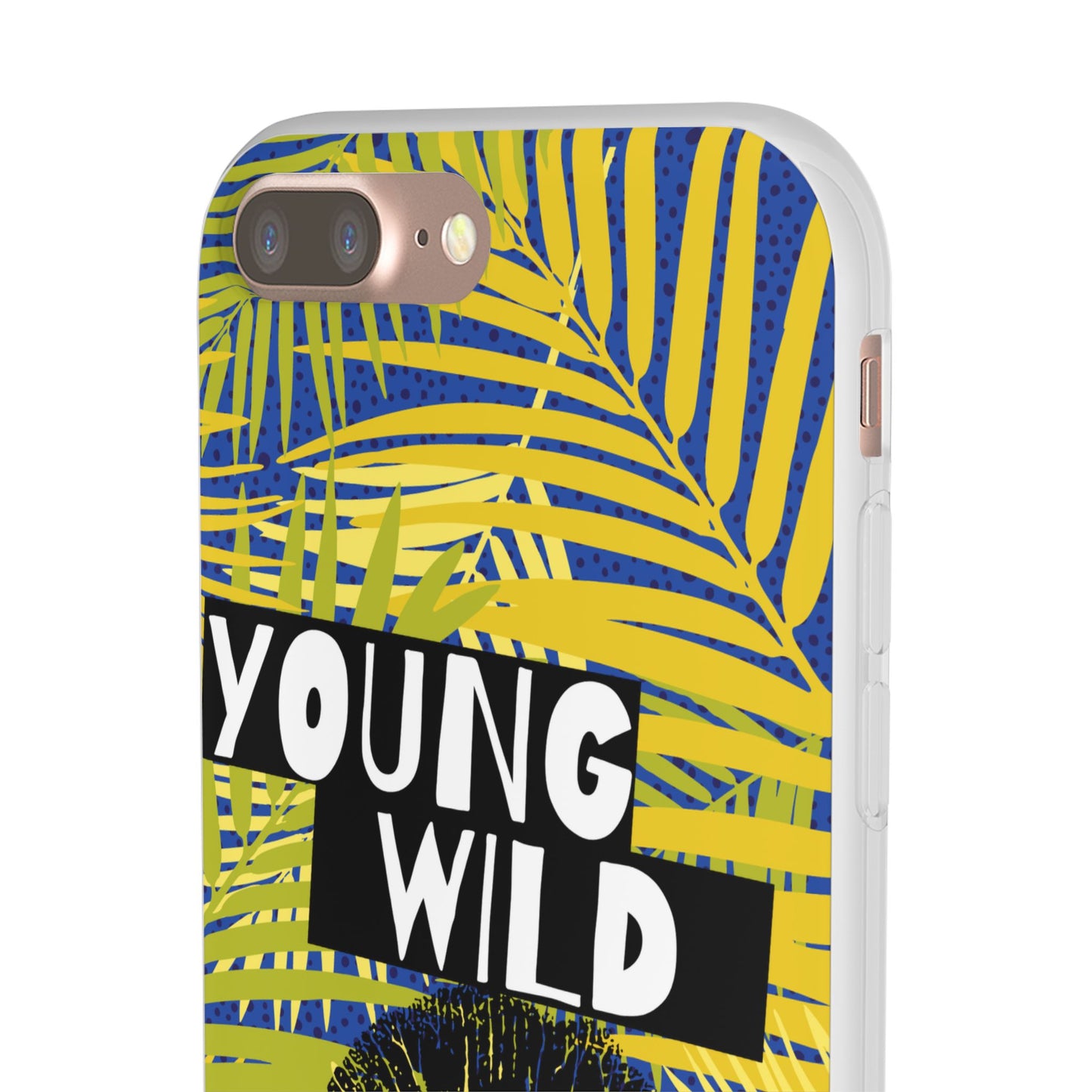 Young Wild Free SmileandLaughTees Flexi Phone Case