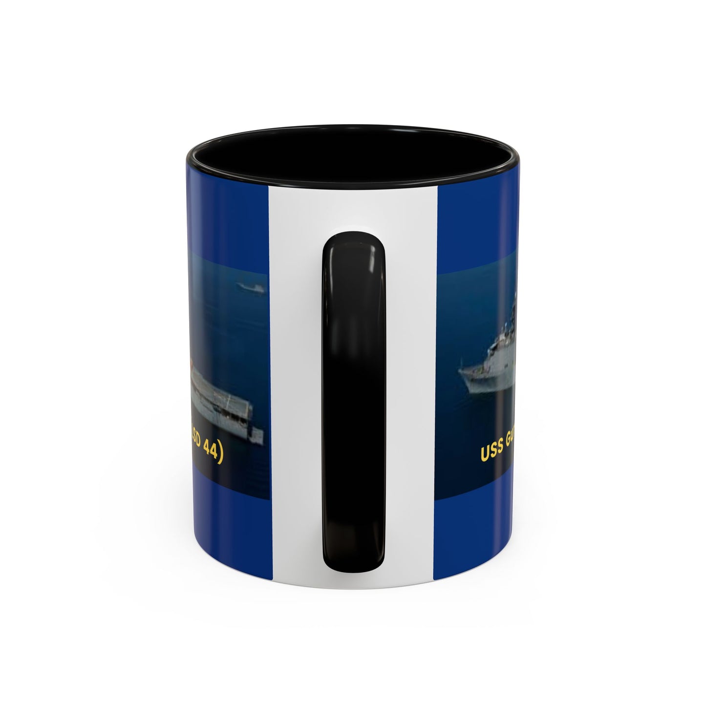 USS Gunston Hall (LSD 44) Navy POD Smileandlaughtees Accent Coffee Mug (11, 15oz)