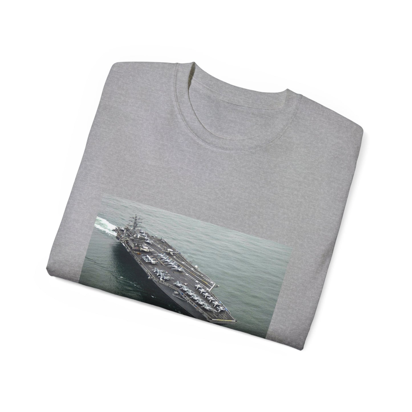 USS Nimitz (CVN-68) SmileandLaughTees Unisex Ultra Cotton Tee T-Shirt