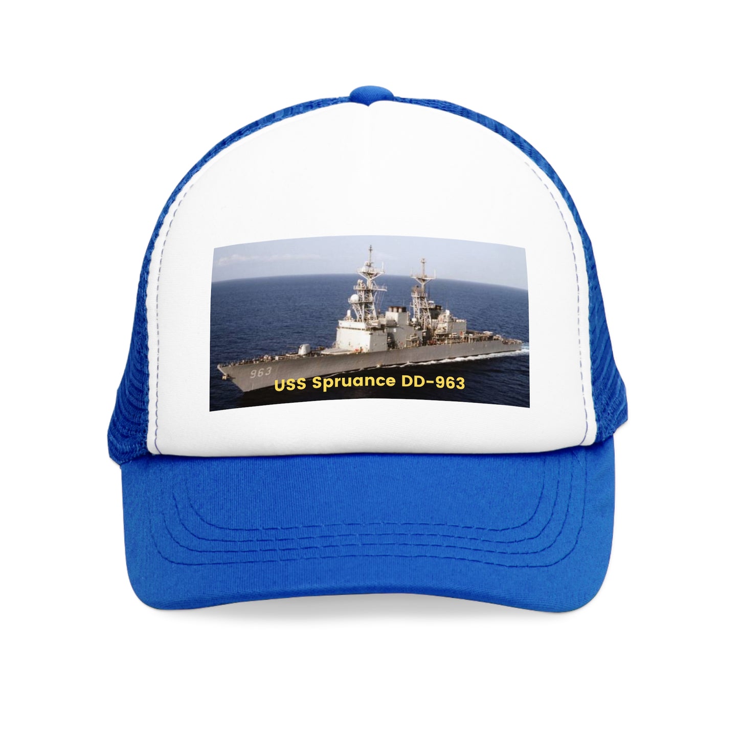 USS Spruance DD-963 Navy POD Smileandlaughtees Mesh Cap