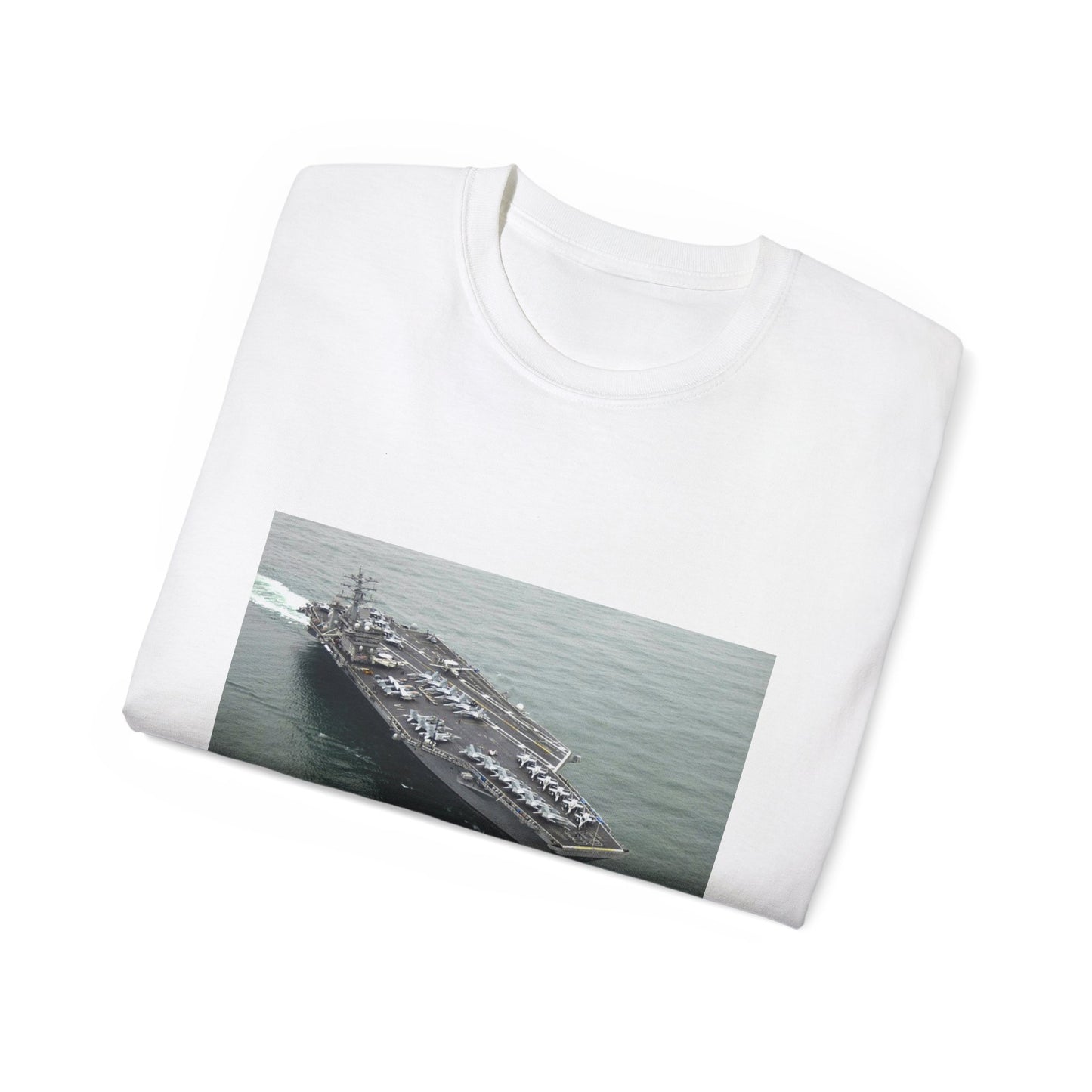 USS Nimitz (CVN-68) SmileandLaughTees Unisex Ultra Cotton Tee T-Shirt