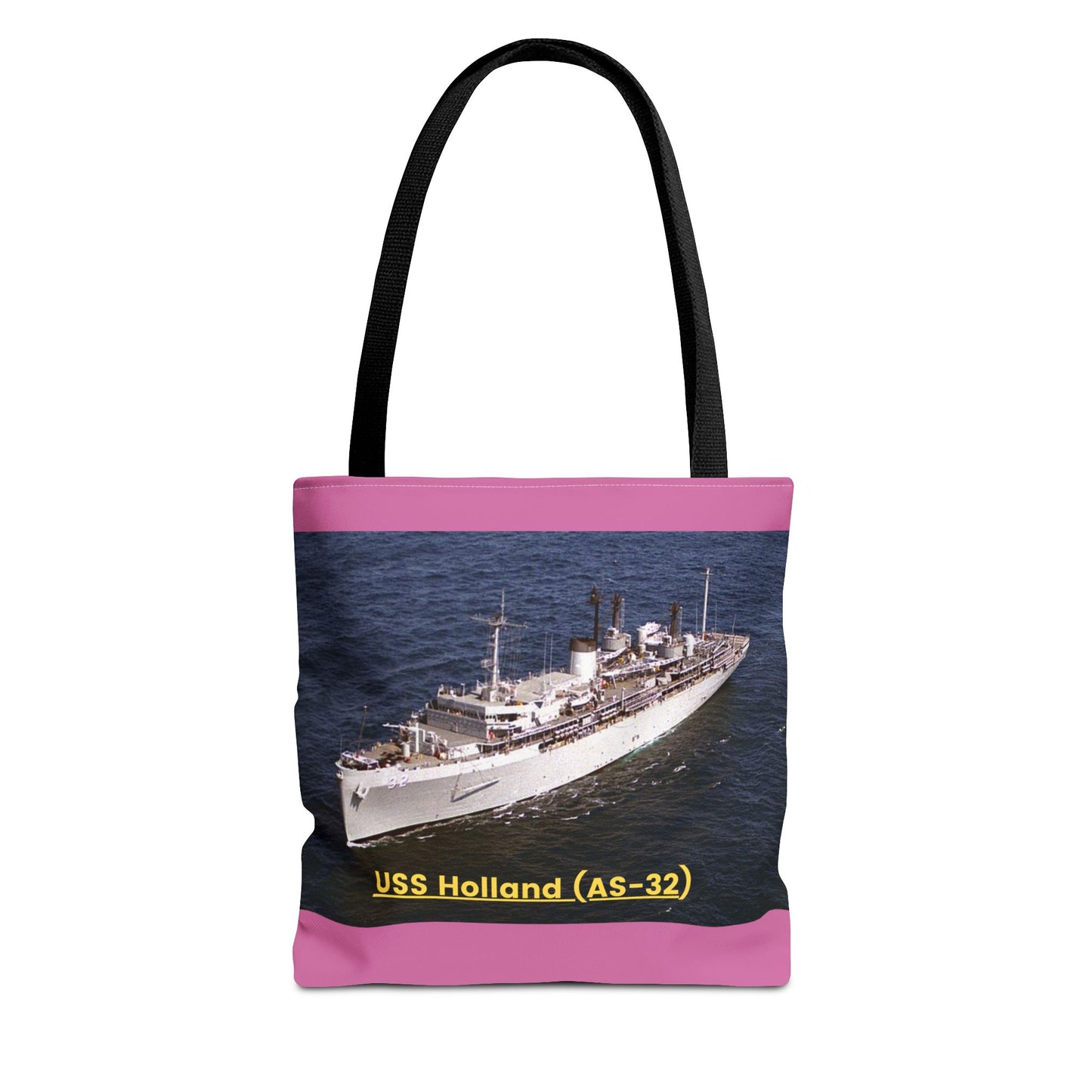 USS Holland (AS-32) Navy POD Smileandlaughtees Tote Bag (AOP)