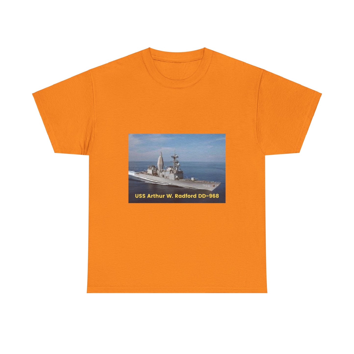 USS Arthur W. Radford DD-968 Navy POD Smileandlaughtees Unisex Heavy Cotton Tee T-Shirt