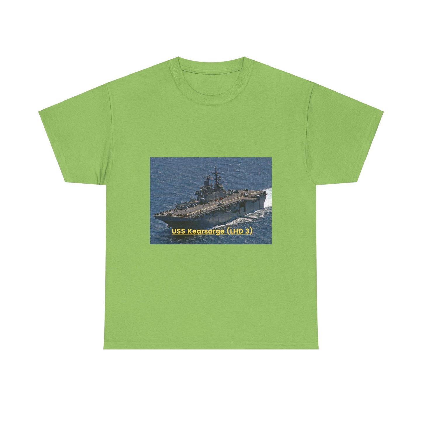 USS Kearsarge (LHD 3) Navy POD Smileandlaughtees Unisex Heavy Cotton Tee T-Shirt