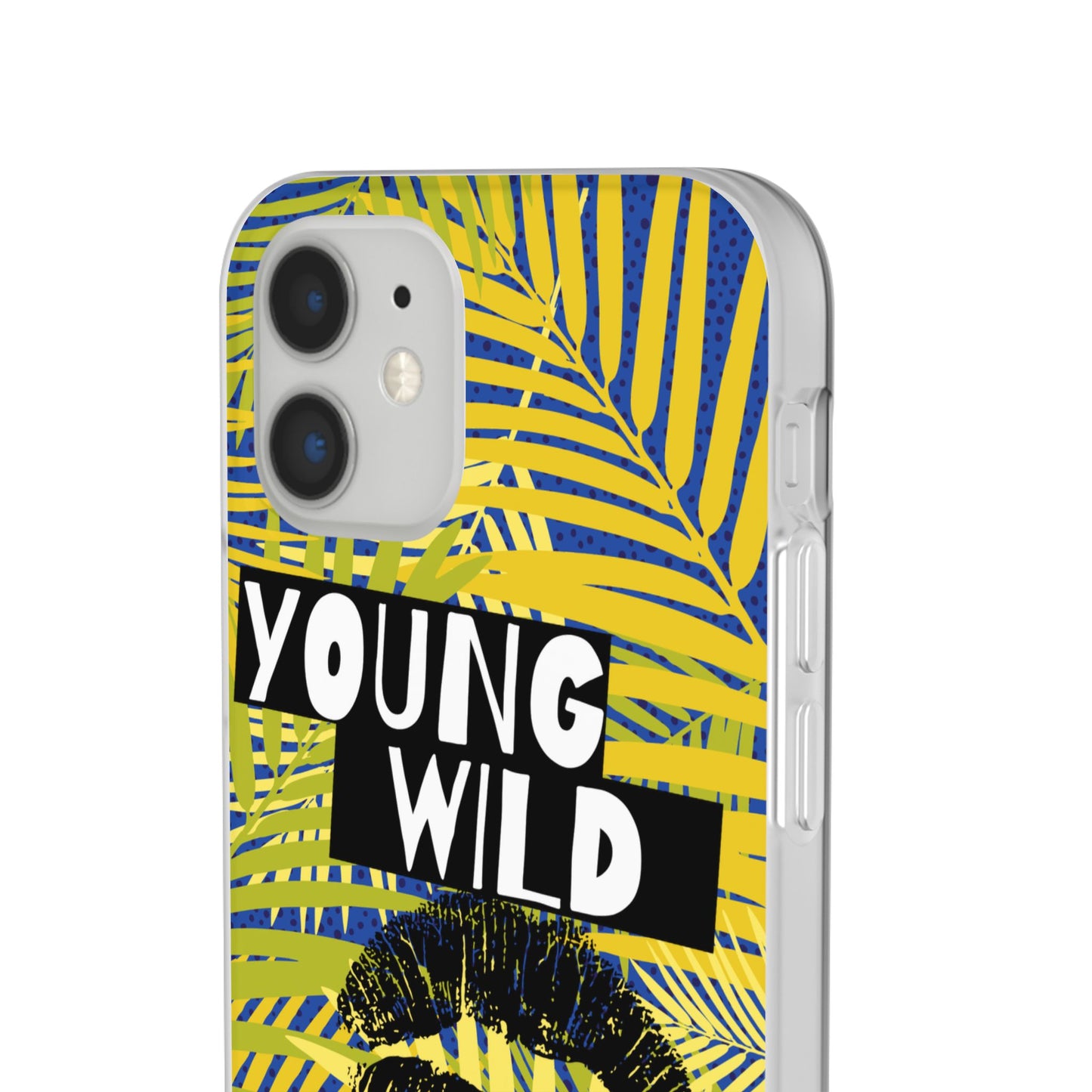 Young Wild Free SmileandLaughTees Flexi Phone Case