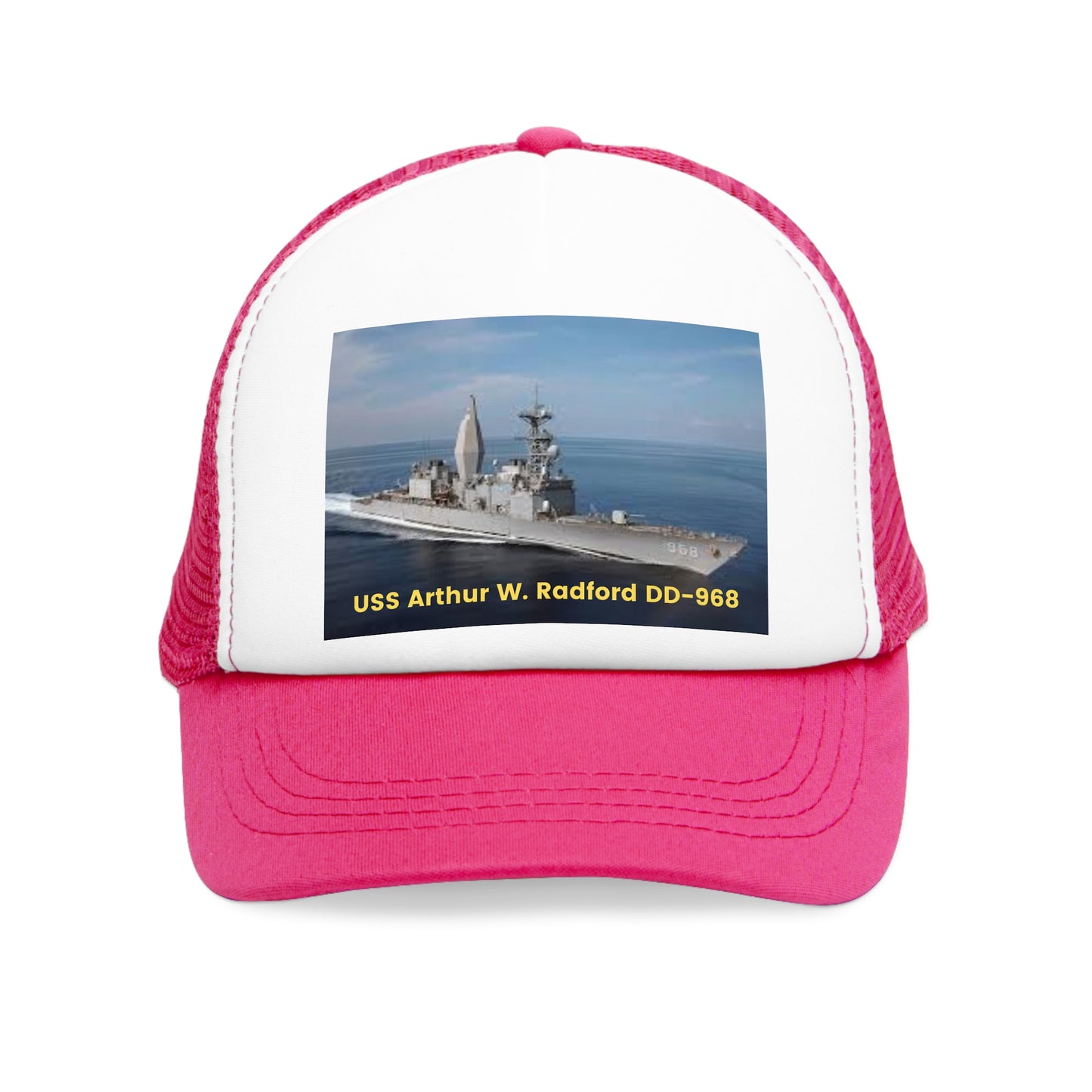 USS Arthur W. Radford DD-968 Navy POD Smileandlaughtees Mesh Cap