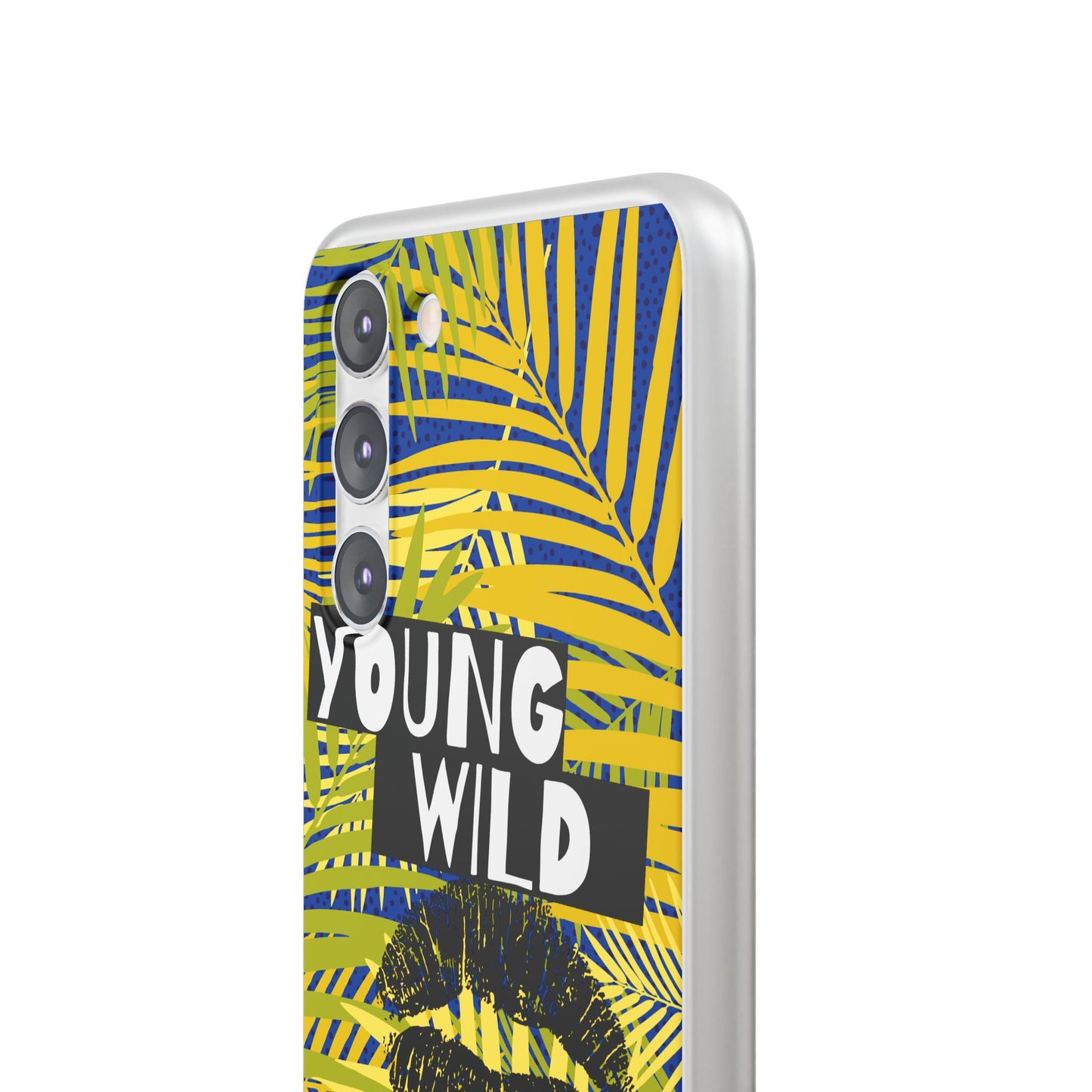 Young Wild Free SmileandLaughTees Flexi Phone Case