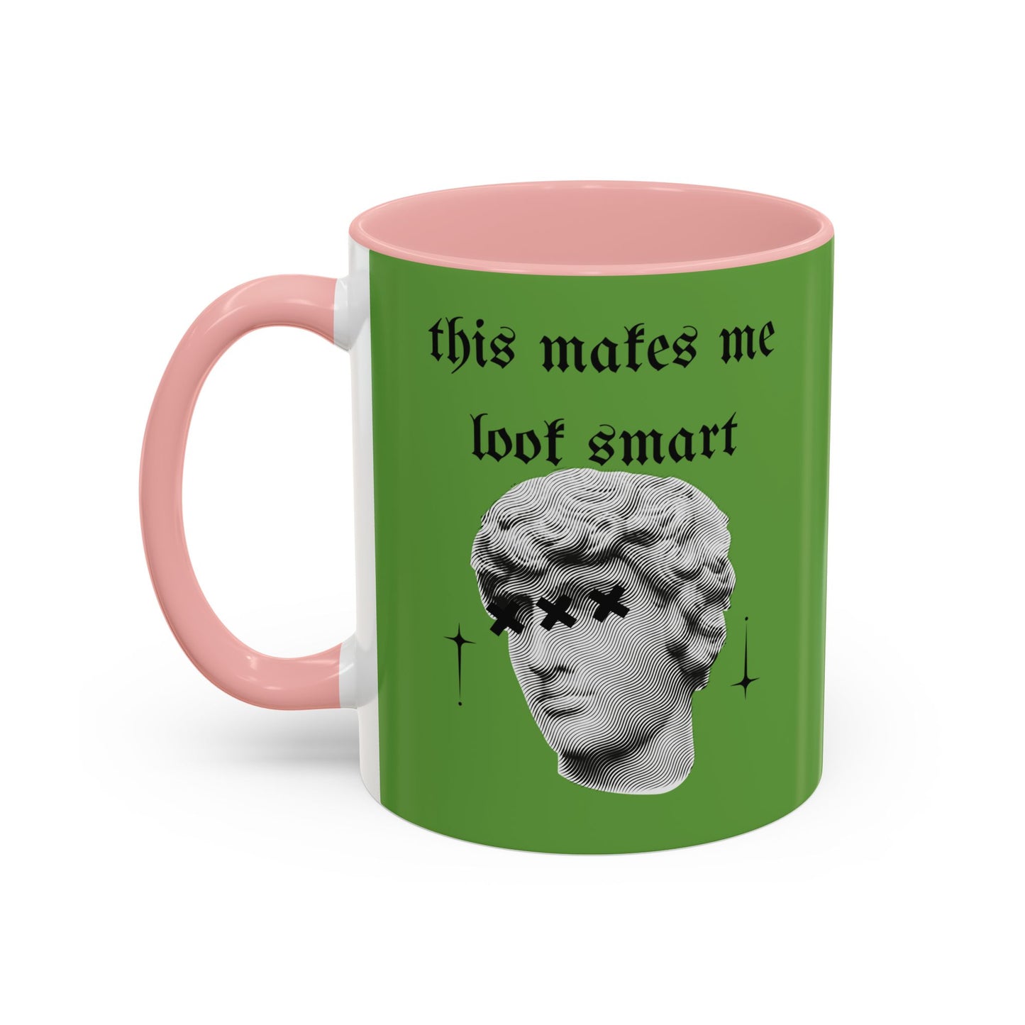 This Makes Me Look Smart SmileandLaughTees Accent Coffee Mug (11, 15oz)