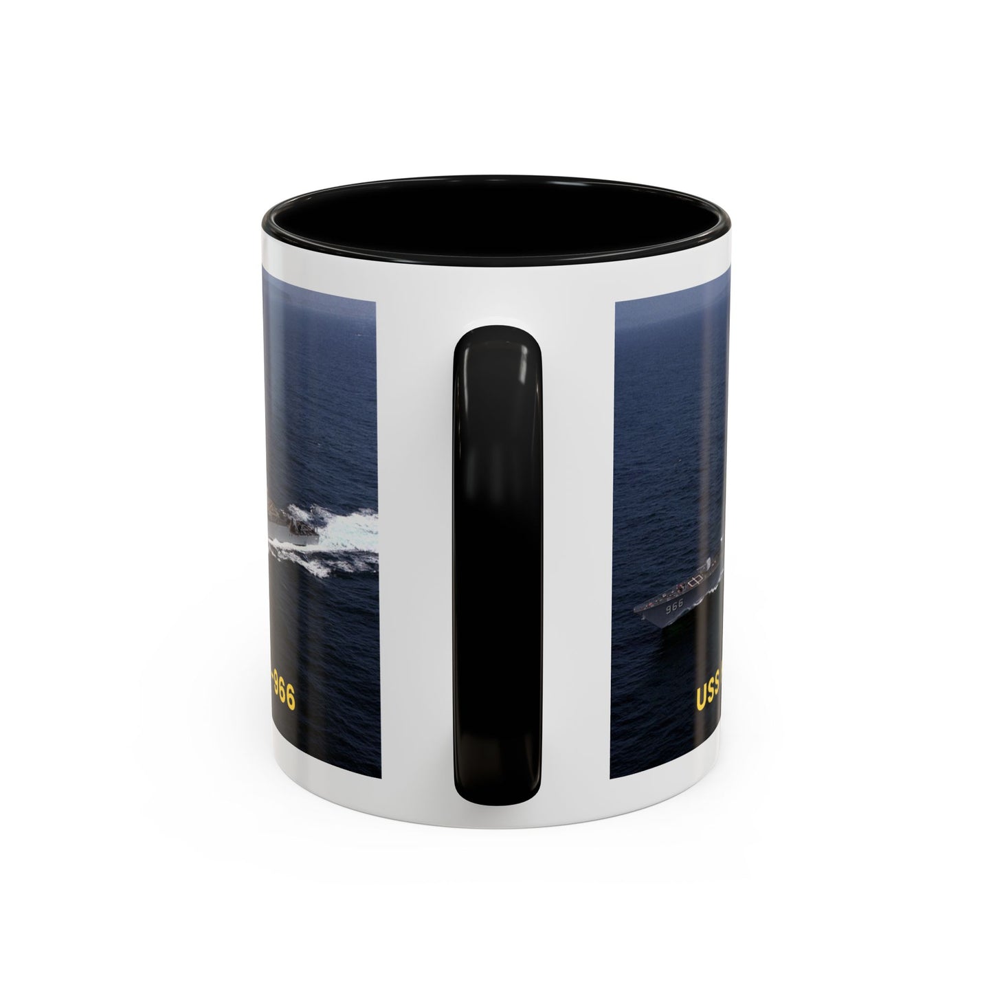 USS Hewitt DD-966 Navy POD Smileandlaughtees Accent Coffee Mug (11, 15oz)