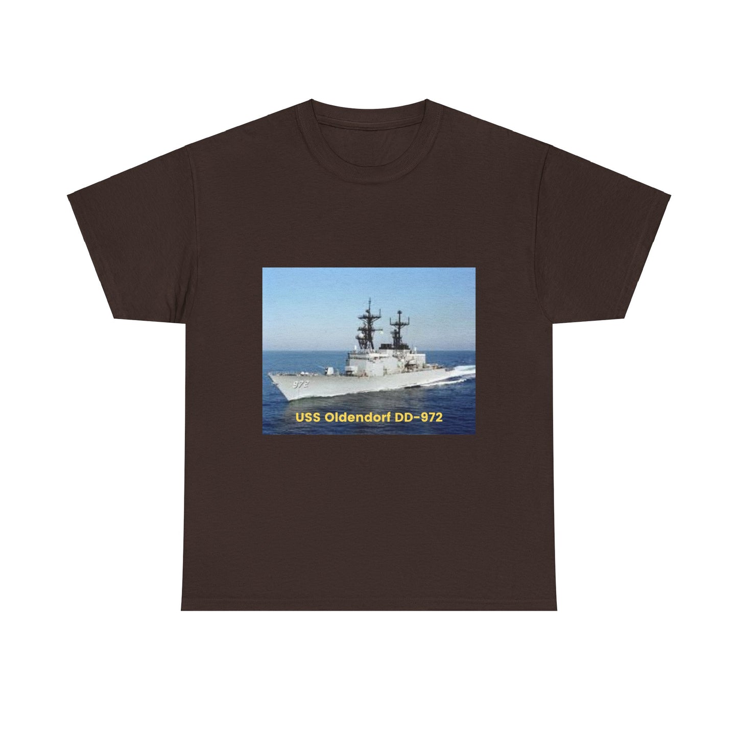 USS John Young DD-973 Navy POD Smileandlaughtees Unisex Heavy Cotton Tee T-Shirt