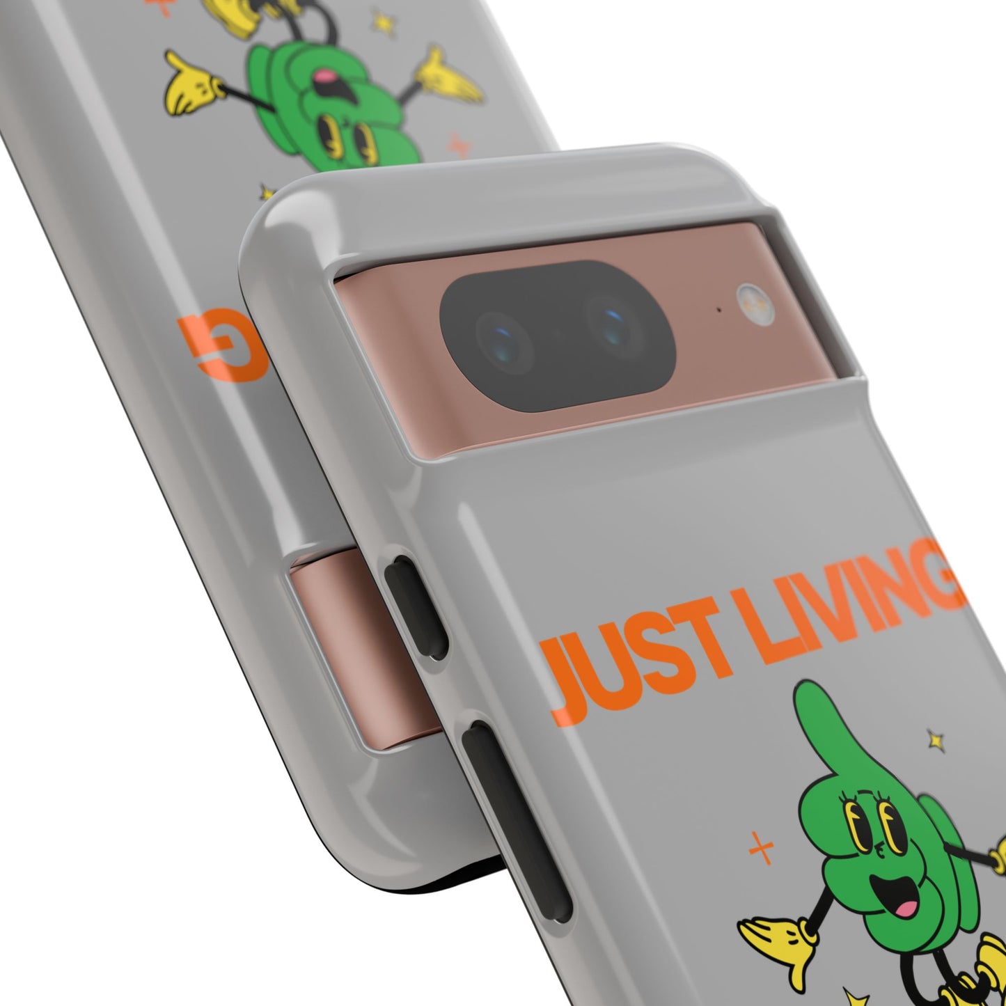 Just Living My Life SmileandLaughTees Tough Phone Case