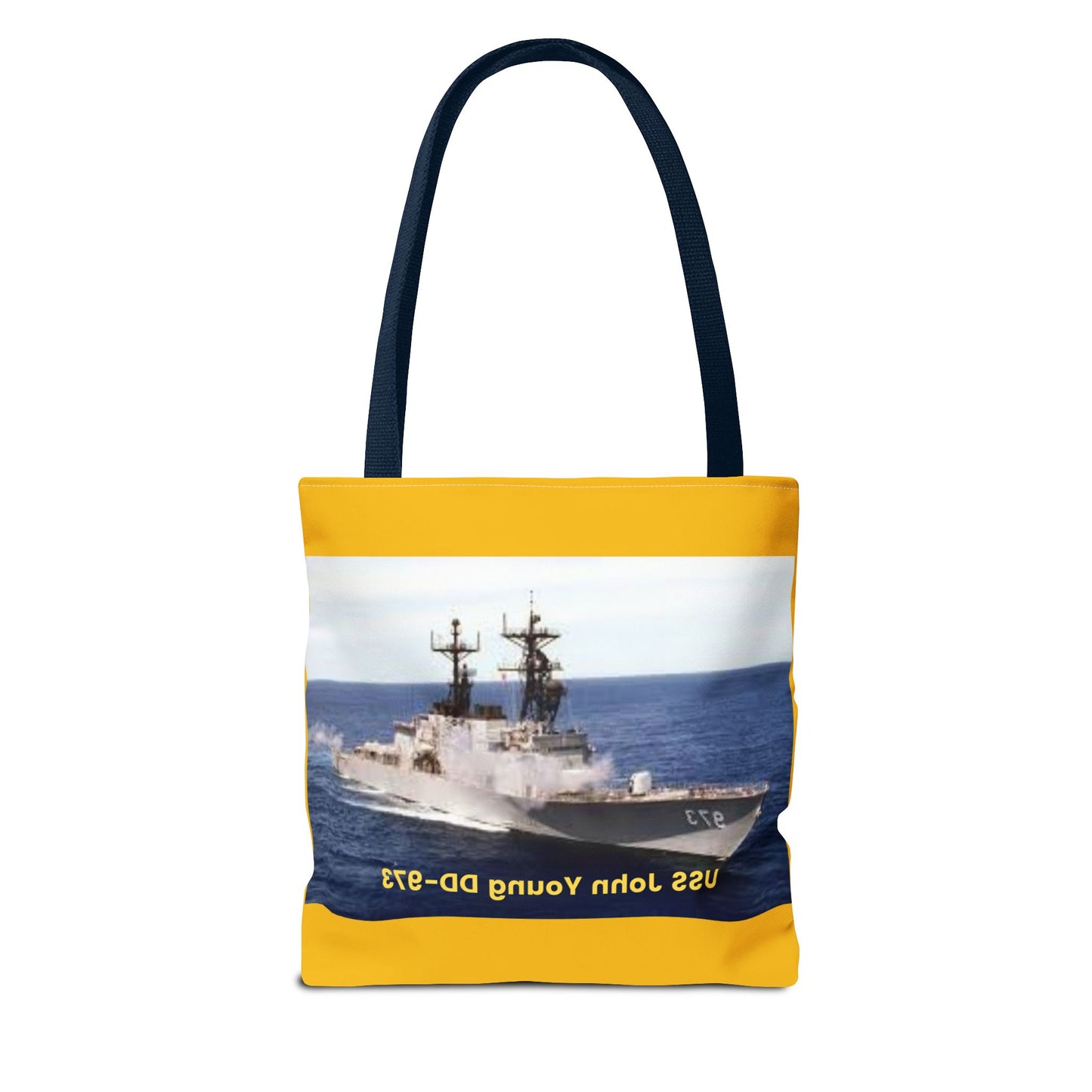 USS John Young DD-973 Navy POD Smileandlaughtees Tote Bag (AOP)