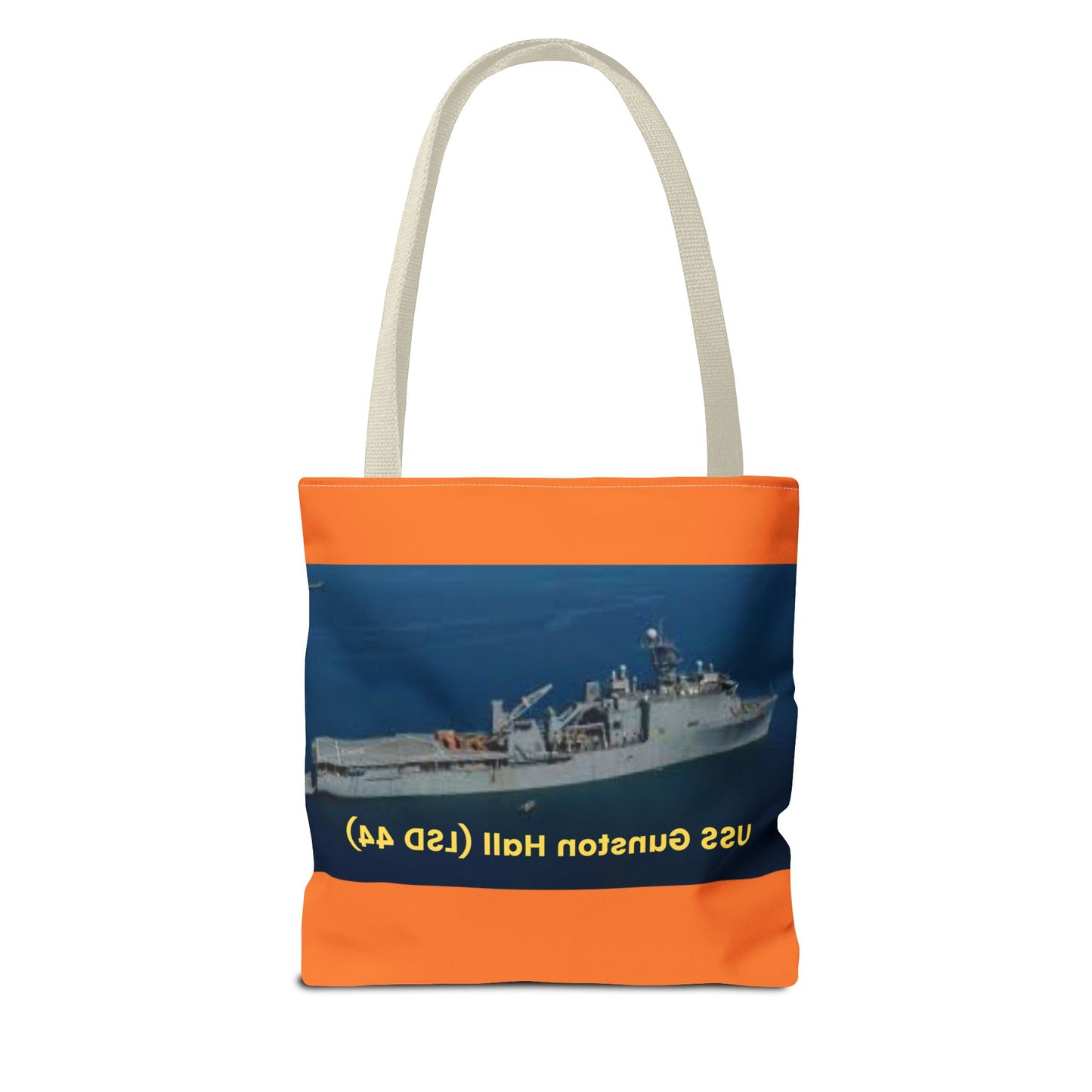 USS Gunston Hall (LSD 44) Navy POD Smileandlaughtees Tote Bag (AOP)