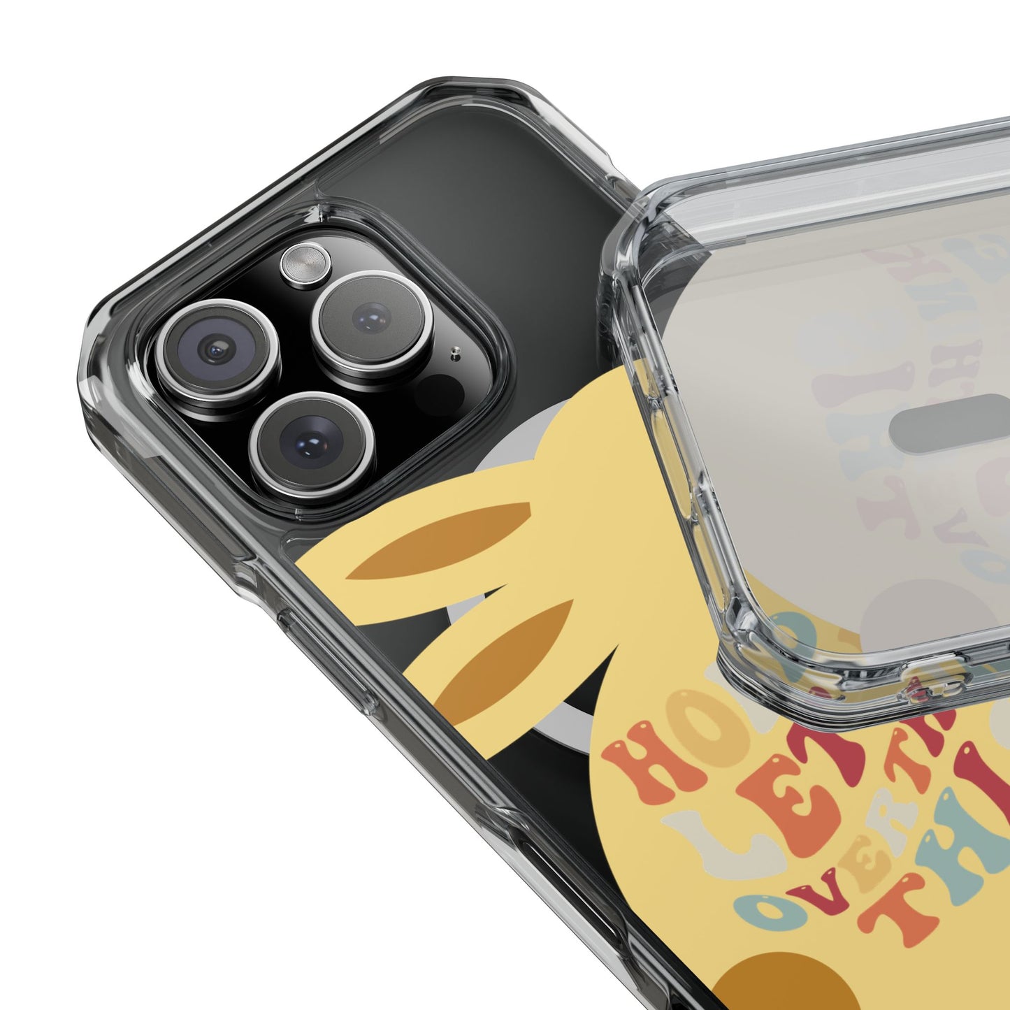 Hold On Let Me Overthink This SmileandLaughTees Clear Impact Phone Case