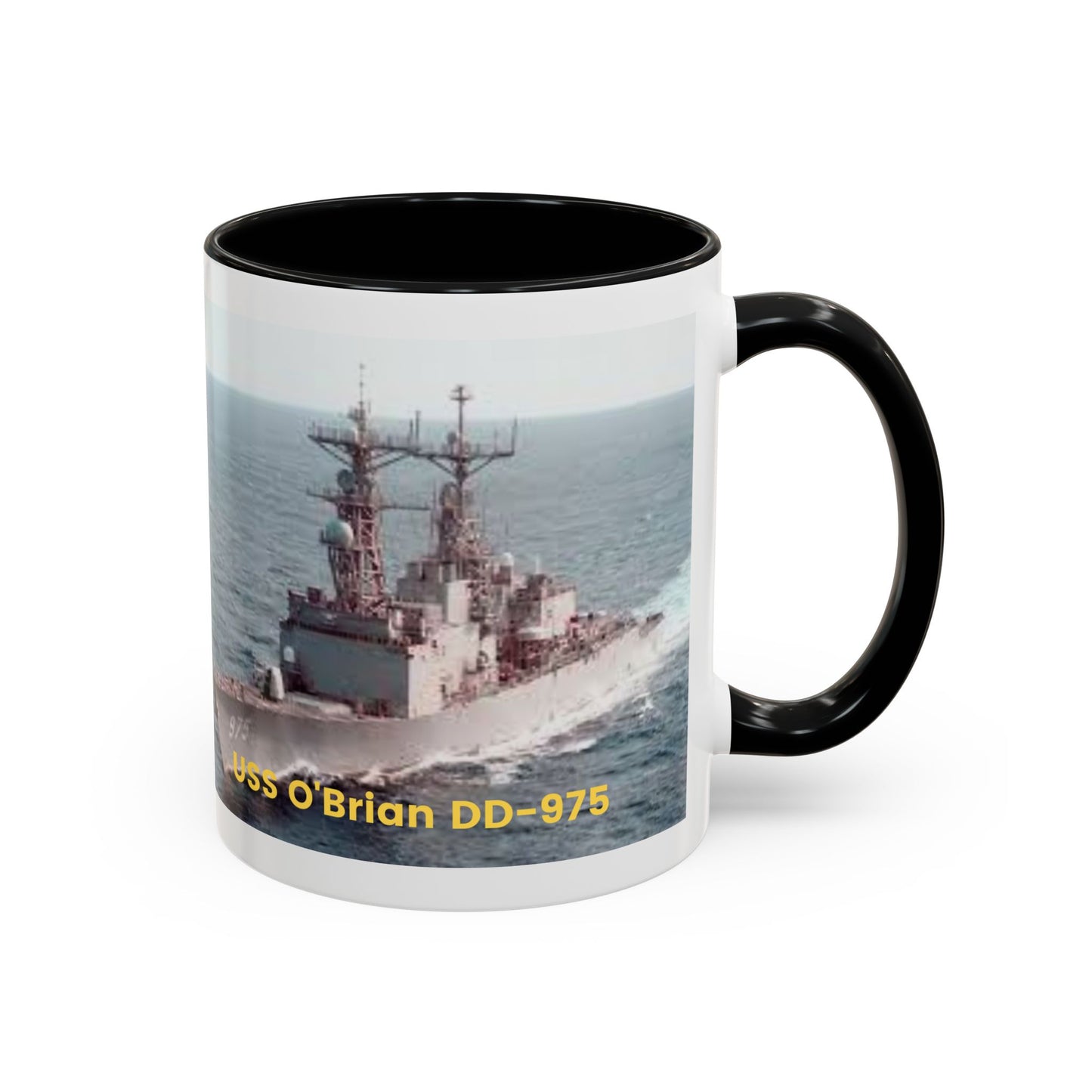 USS O'Brian DD-975 Navy POD Smileandlaughtees Accent Coffee Mug (11, 15oz)