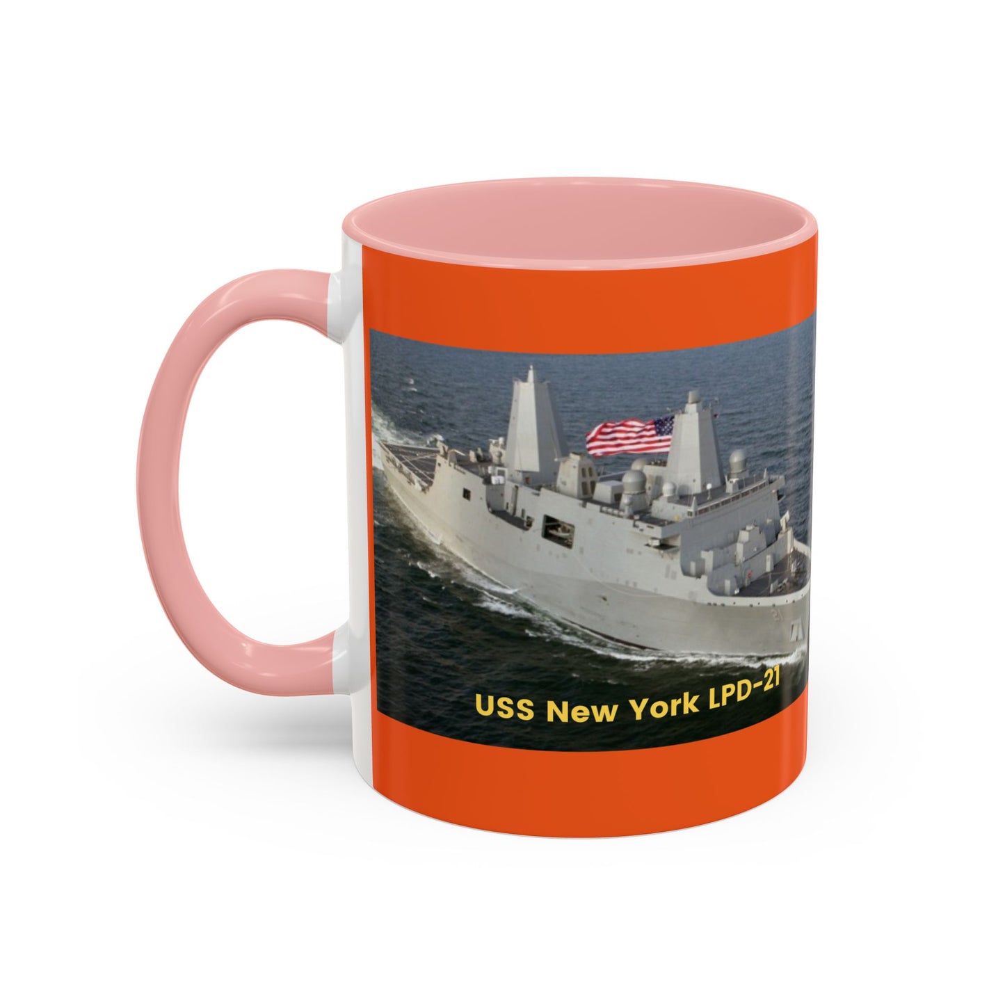 USS Spruance DD-963 Navy POD Smileandlaughtees Accent Coffee Mug (11, 15oz)