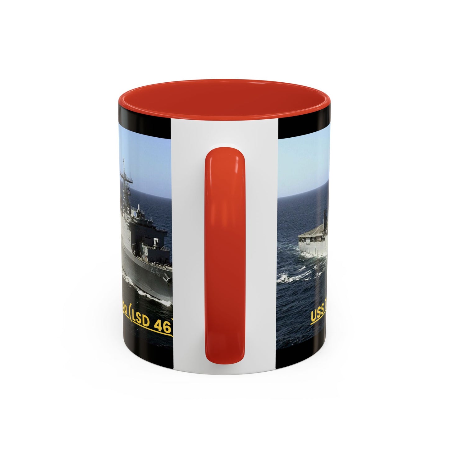 USS Tortuga (LSD 46) Navy POD Smileandlaughtees Accent Coffee Mug (11, 15oz)