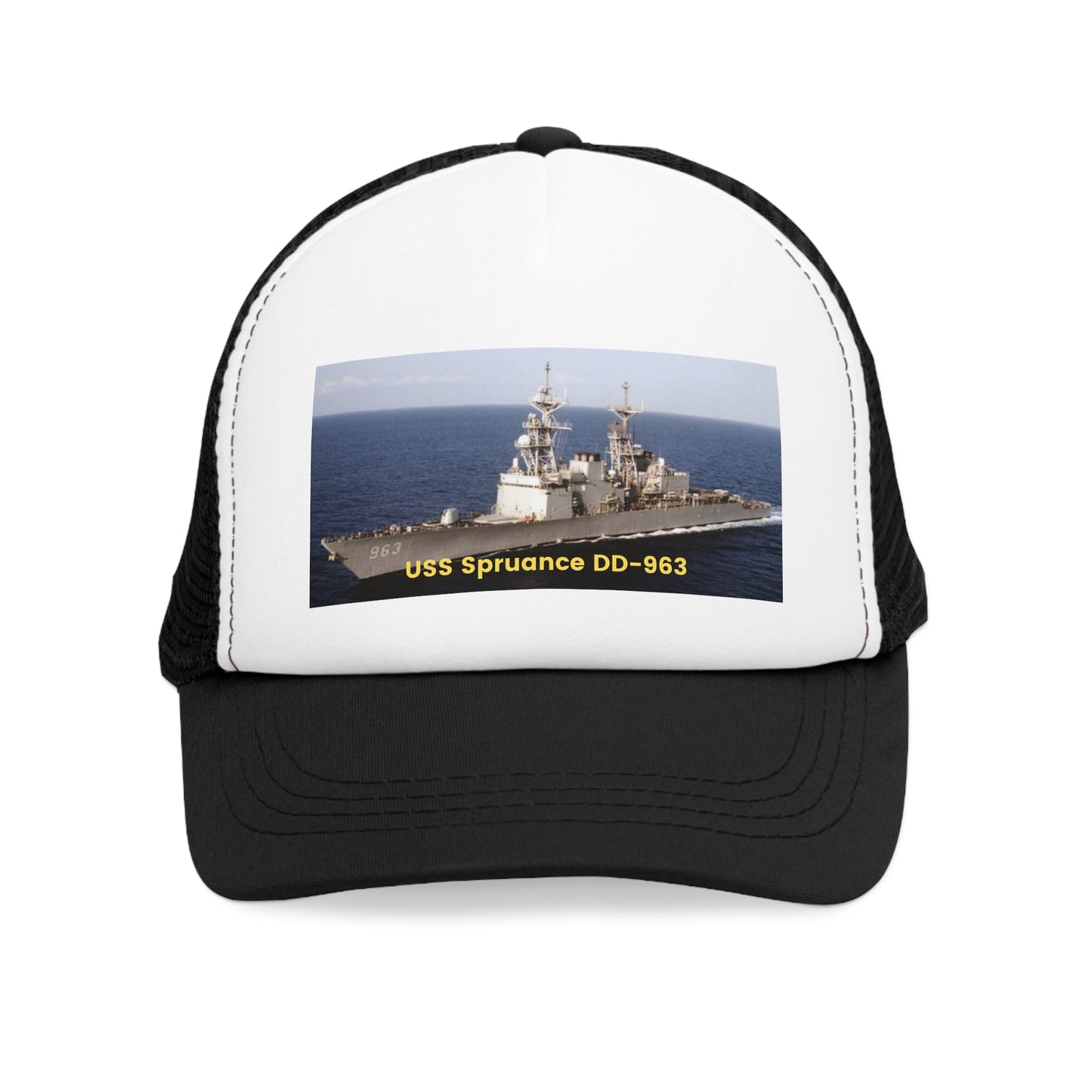 USS Spruance DD-963 Navy POD Smileandlaughtees Mesh Cap