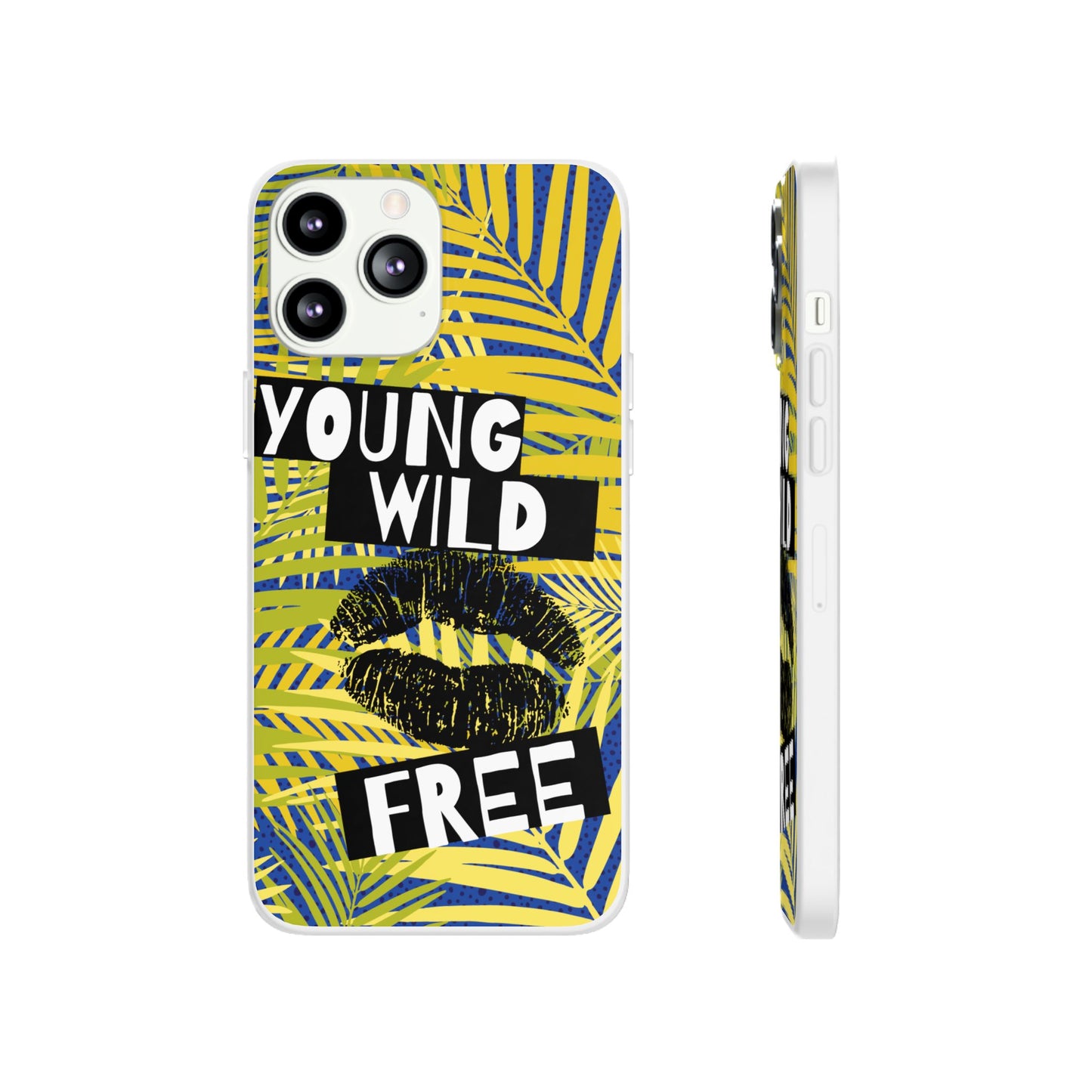 Young Wild Free SmileandLaughTees Flexi Phone Case