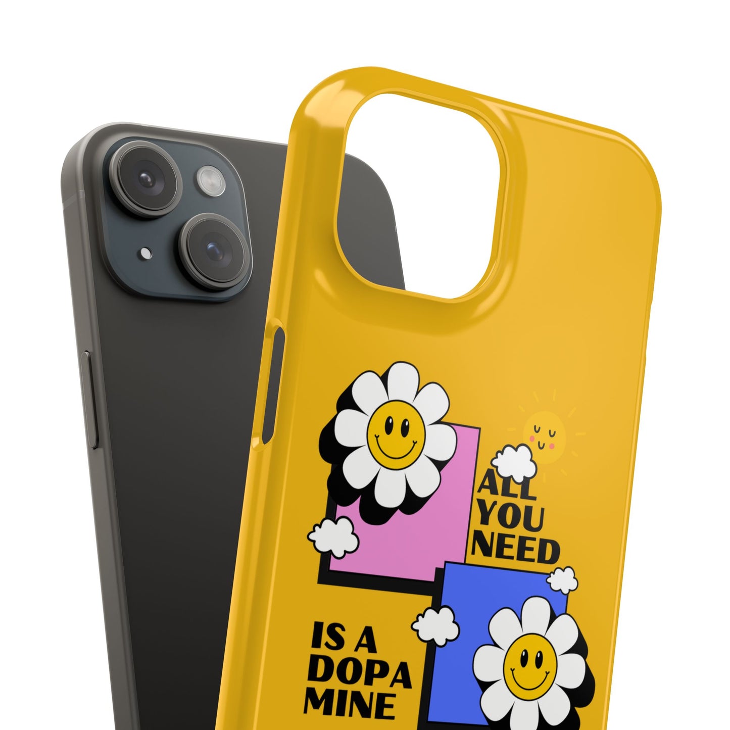 All You Need Is A Dopamine SmileandLaughTees Slim Phone Case