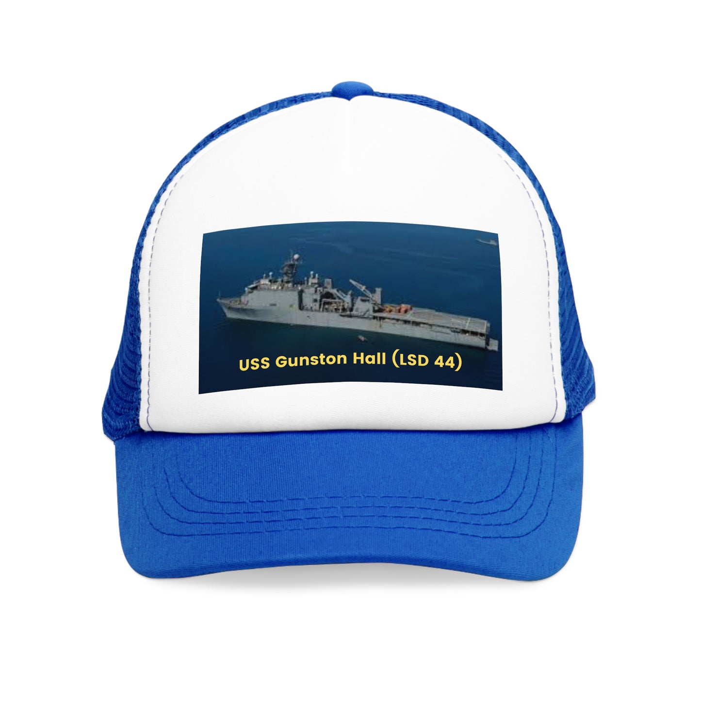 USS Gunston Hall (LSD 44) Navy POD Smileandlaughtees Mesh Cap