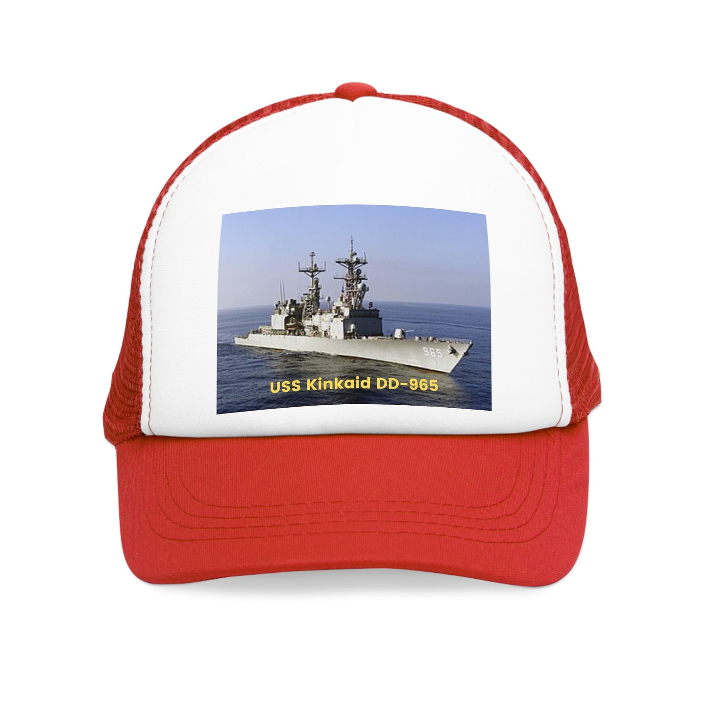 USS Kinkaid DD-965 Navy POD Smileandlaughtees Mesh Cap