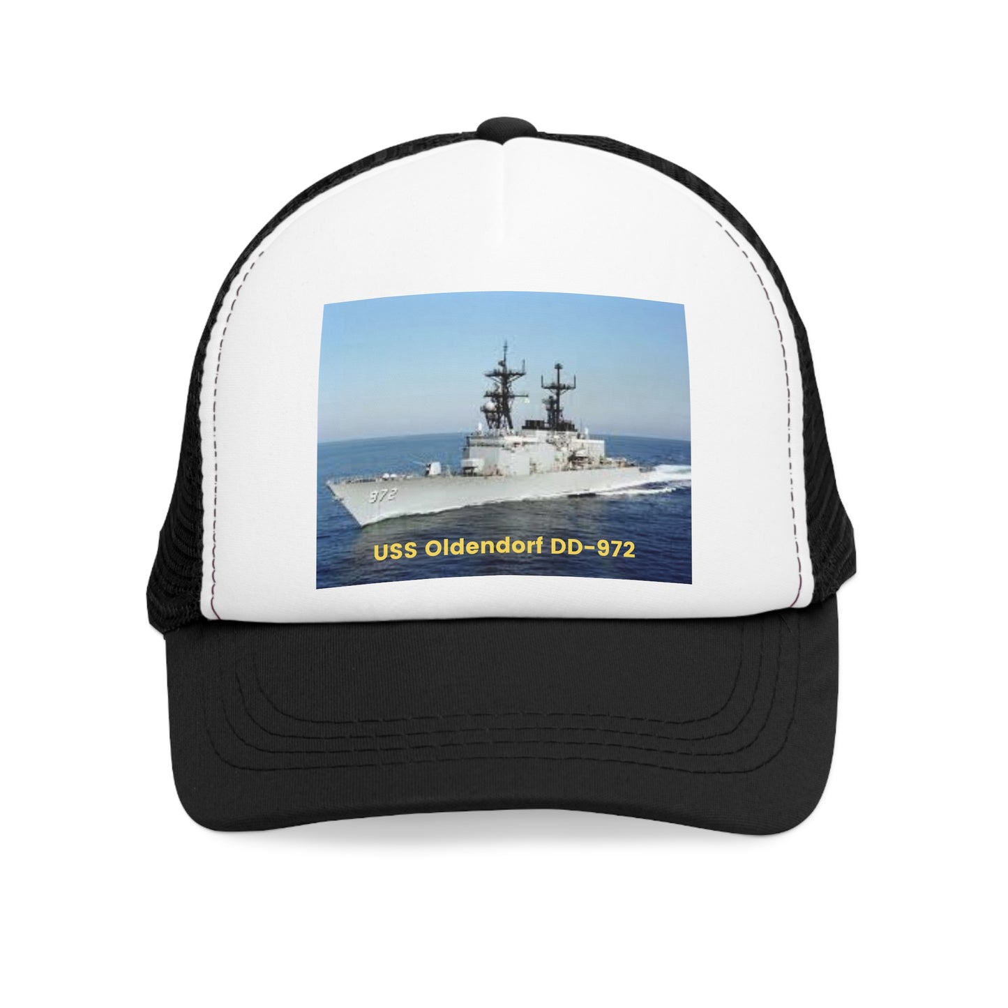 USS Oldendorf DD-972 Navy POD Smileandlaughtees Mesh Cap