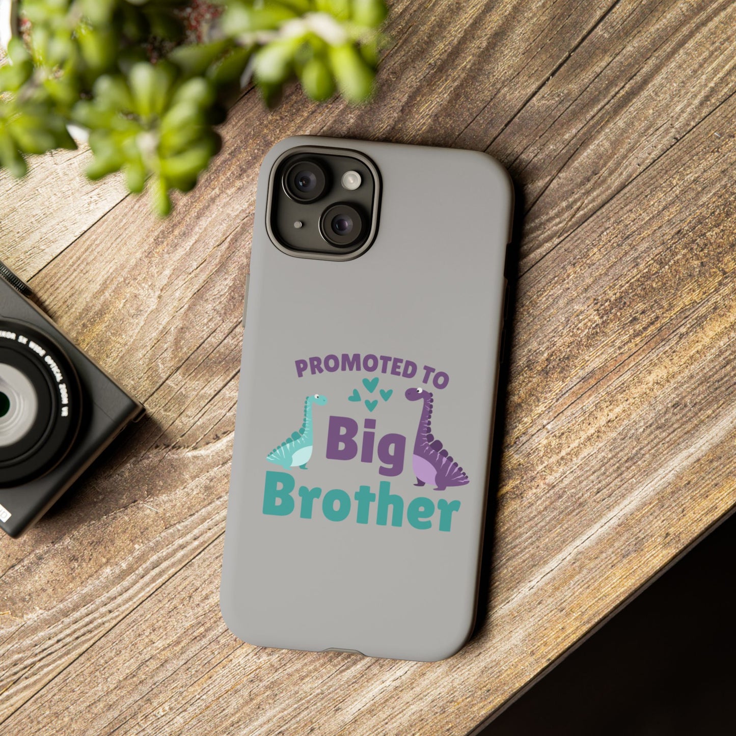 Promoted To Big Brother SmileandLaughTees Tough Phone Case