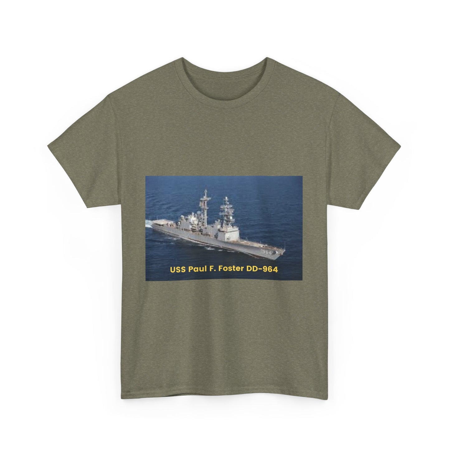 USS Paul F. Foster DD-964 Navy POD Smileandlaughtees Unisex Heavy Cotton Tee T-Shirt