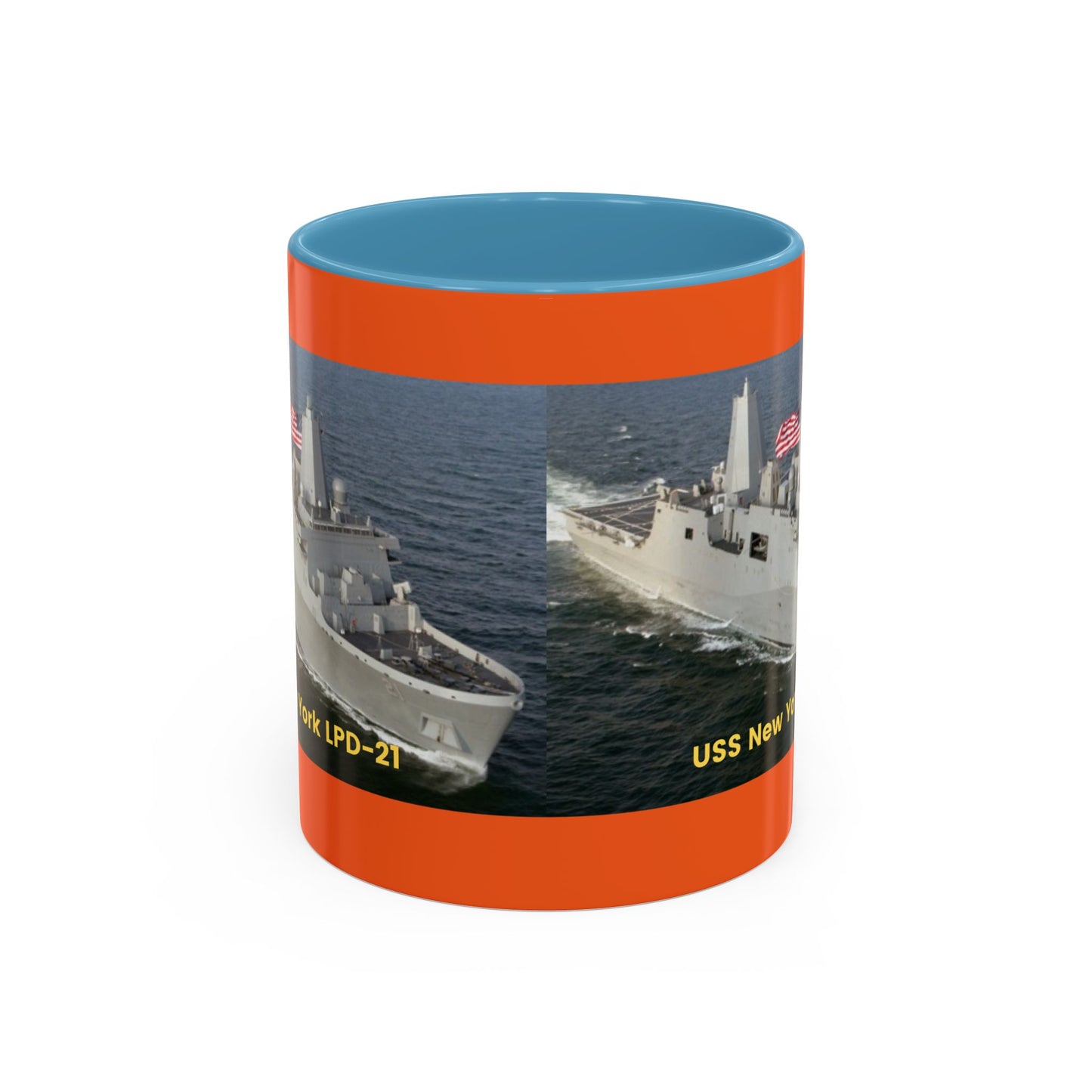 USS Spruance DD-963 Navy POD Smileandlaughtees Accent Coffee Mug (11, 15oz)