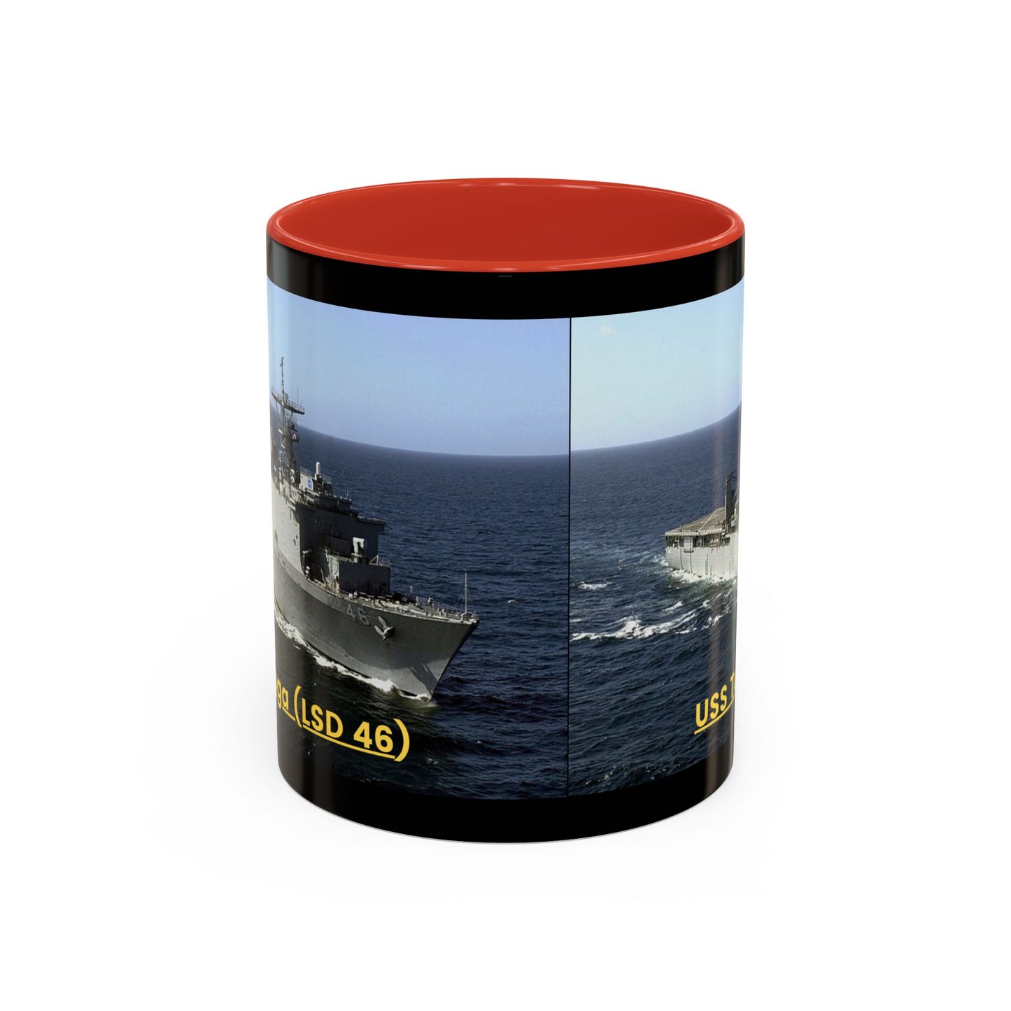 USS Tortuga (LSD 46) Navy POD Smileandlaughtees Accent Coffee Mug (11, 15oz)