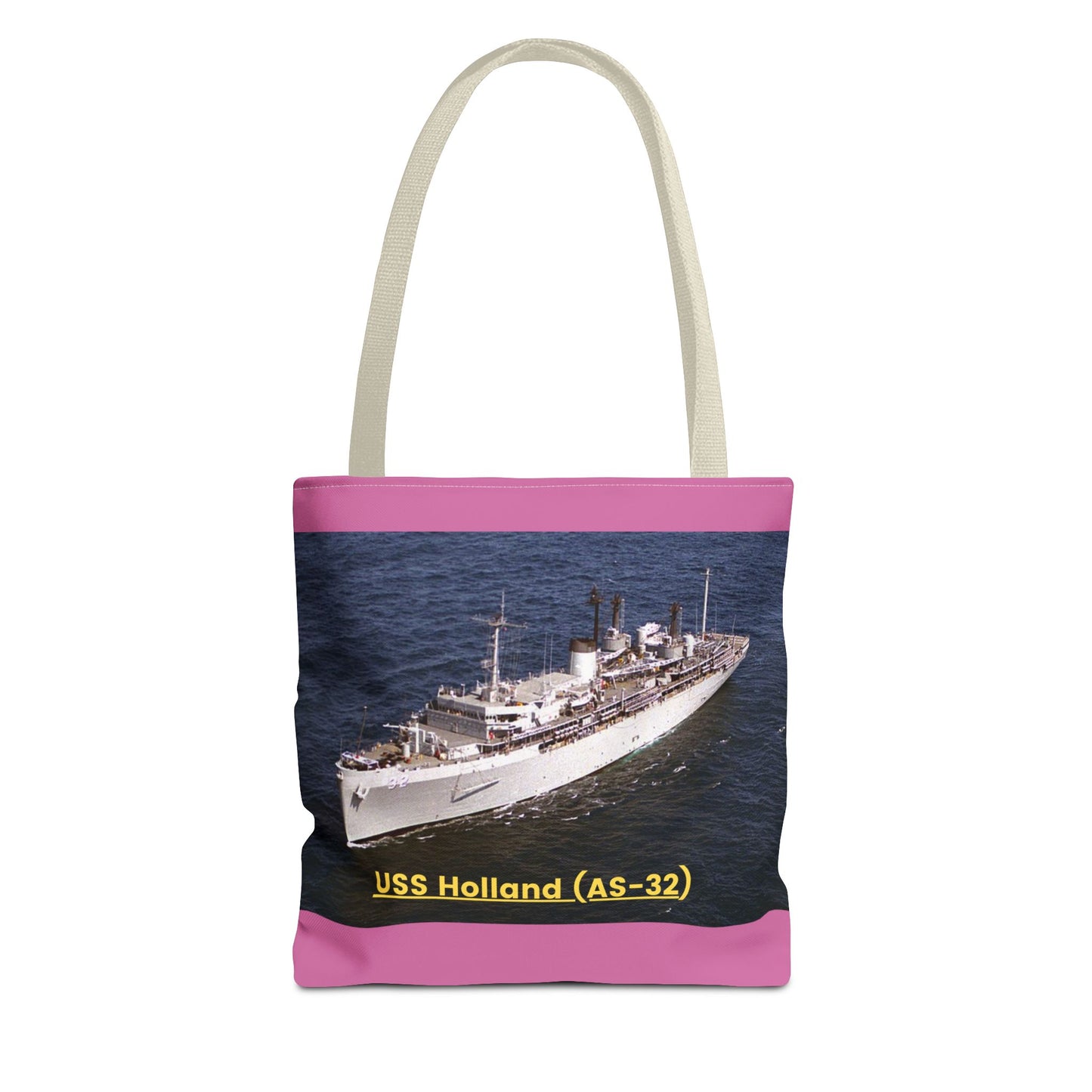 USS Holland (AS-32) Navy POD Smileandlaughtees Tote Bag (AOP)