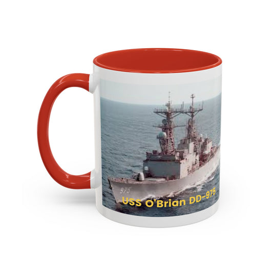 USS O'Brian DD-975 Navy POD Smileandlaughtees Accent Coffee Mug (11, 15oz)