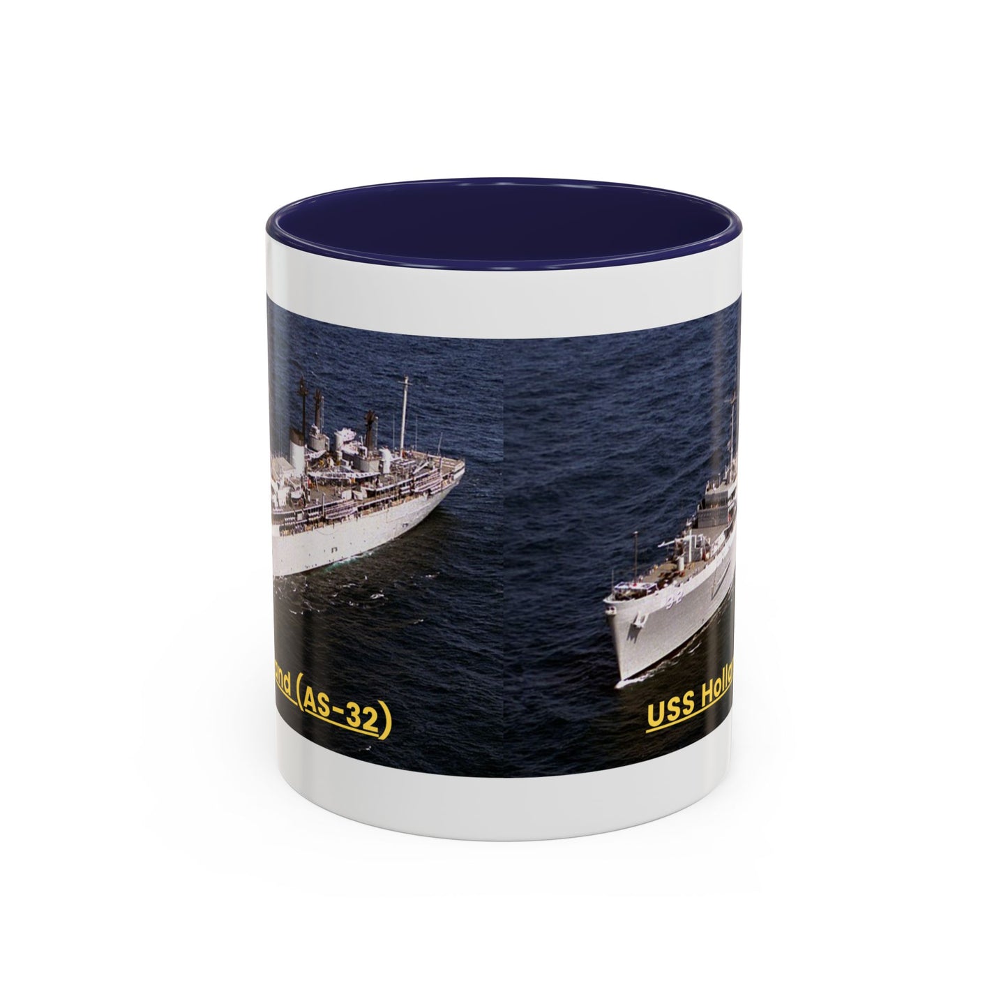 USS Holland (AS-32) Navy POD Smileandlaughtees Accent Coffee Mug (11, 15oz)