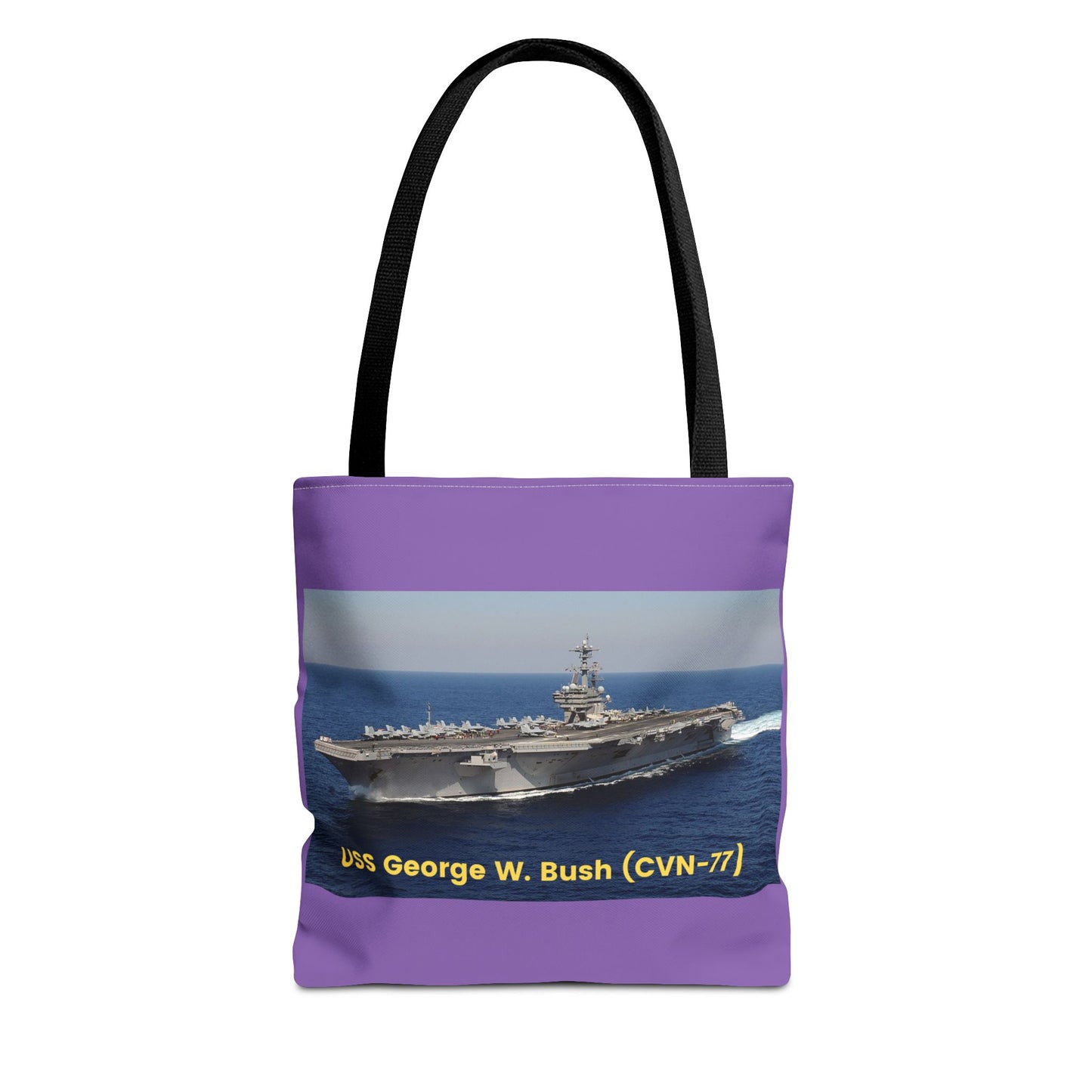 USS George W. Bush (CVN-77) Navy POD SmileandlaughteesTote Bag (AOP)