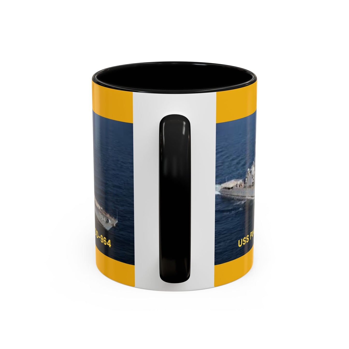 USS Paul F. Foster DD-964 Navy POD Smileandlaughtees Accent Coffee Mug (11, 15oz)