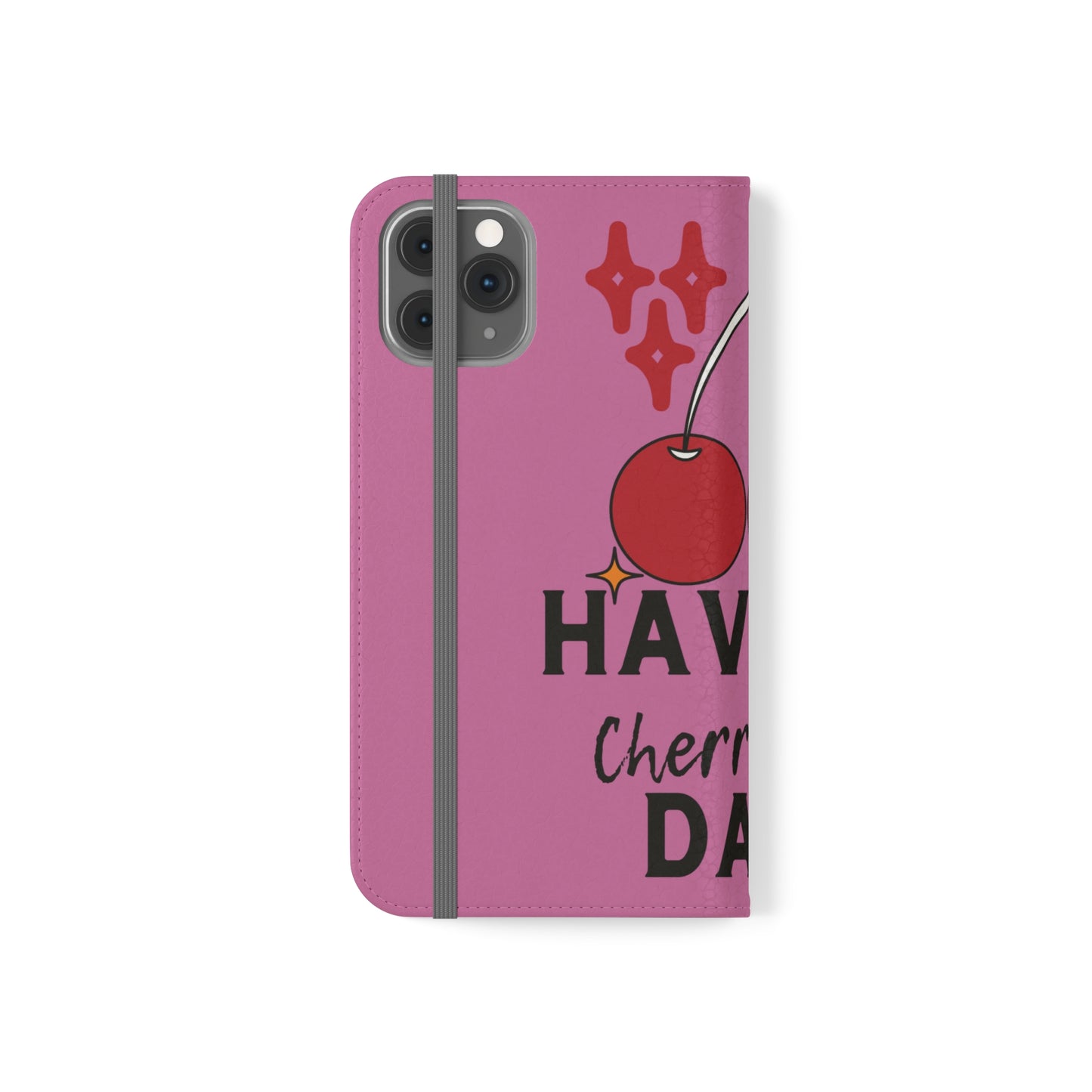 Have A Cherrific Day SmileandLaughTees Flip Phone Case