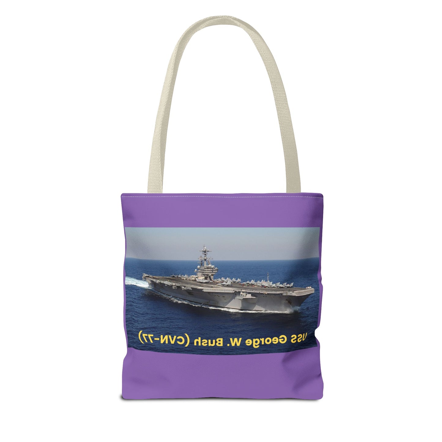 USS George W. Bush (CVN-77) Navy POD SmileandlaughteesTote Bag (AOP)