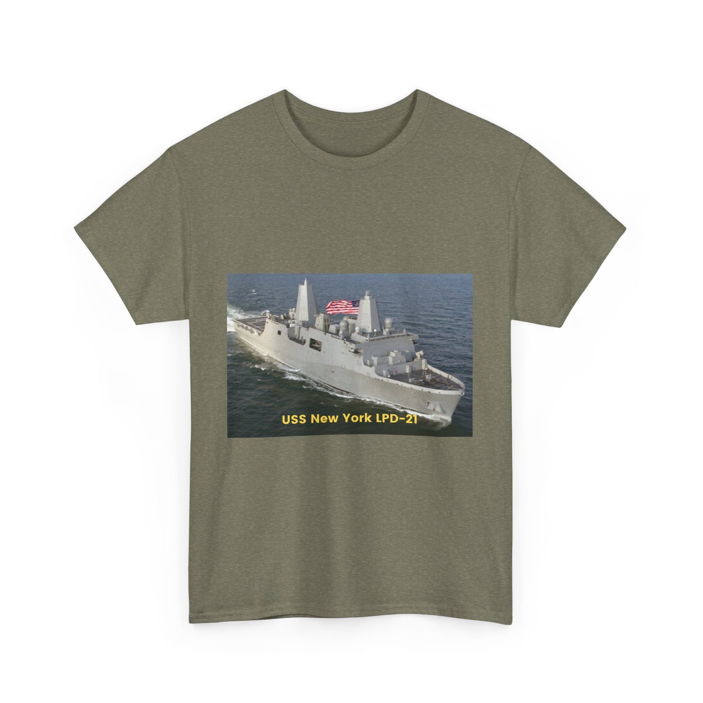 USS Spruance DD-963 Navy POD Smileandlaughtees Unisex Heavy Cotton Tee T-Shirt