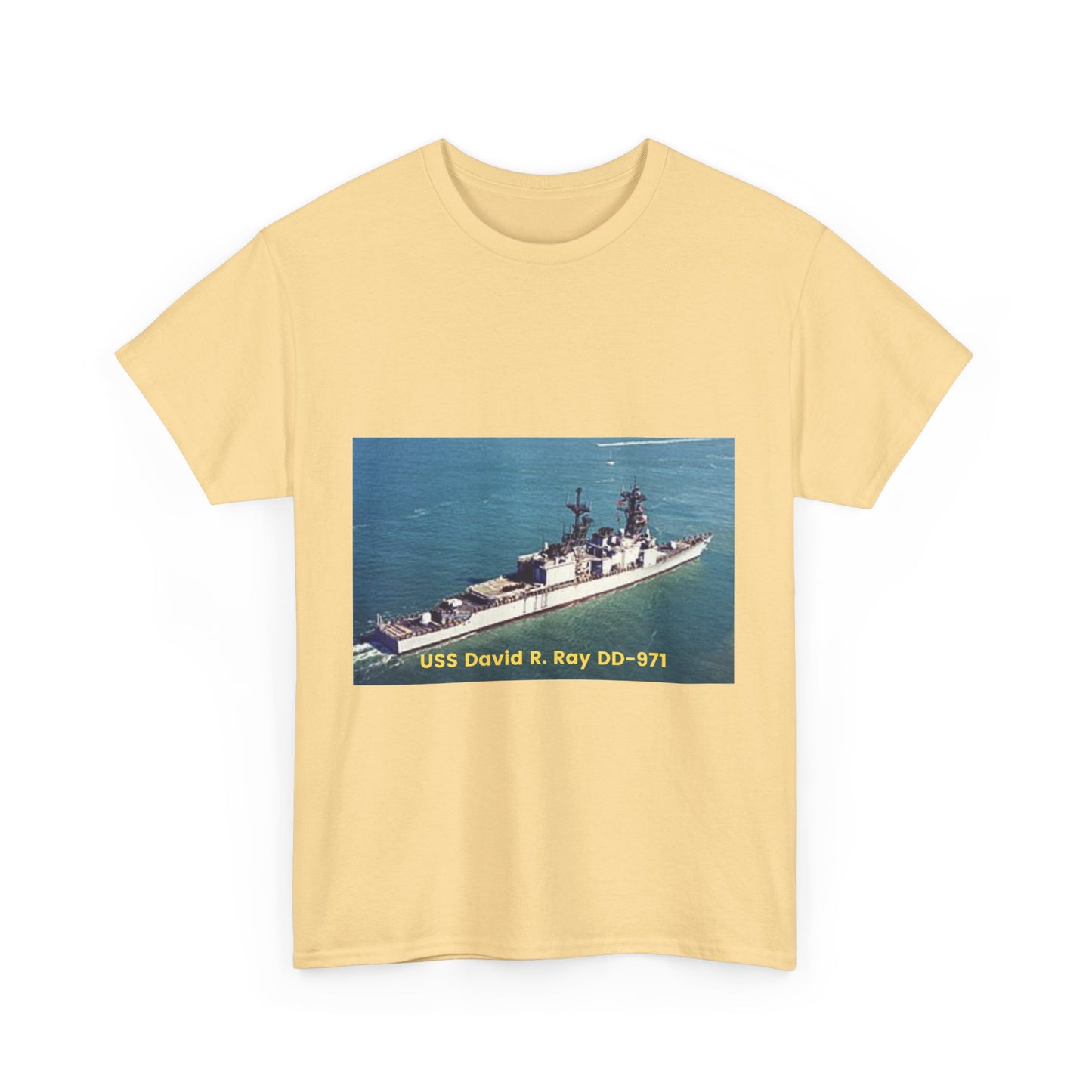 USS David R. Ray DD-971 Navy POD Smileandlaughtees Unisex Heavy Cotton Tee T-Shirt