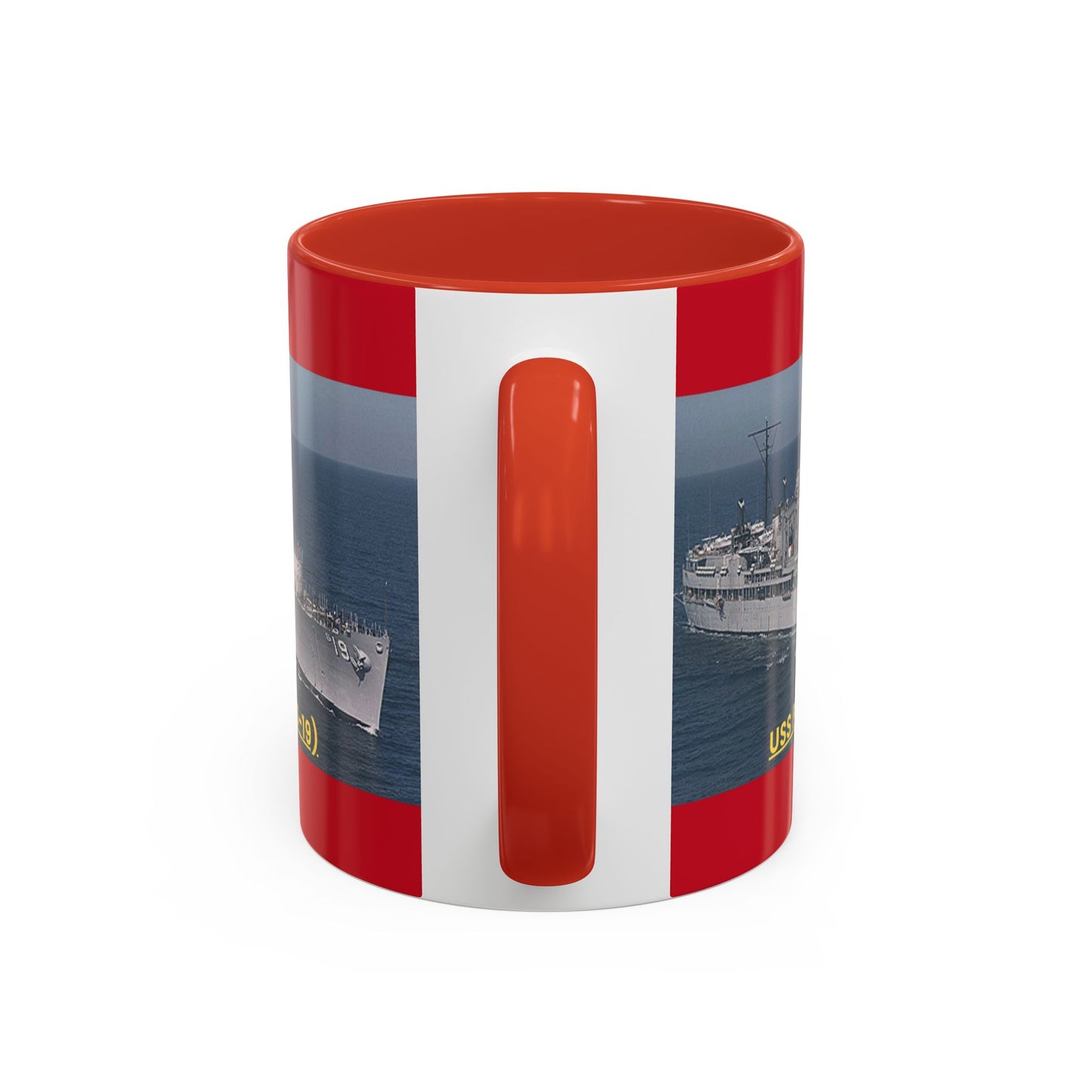 USS Proteus (AS-19) Navy POD Smileandlaughtees Accent Coffee Mug (11, 15oz)