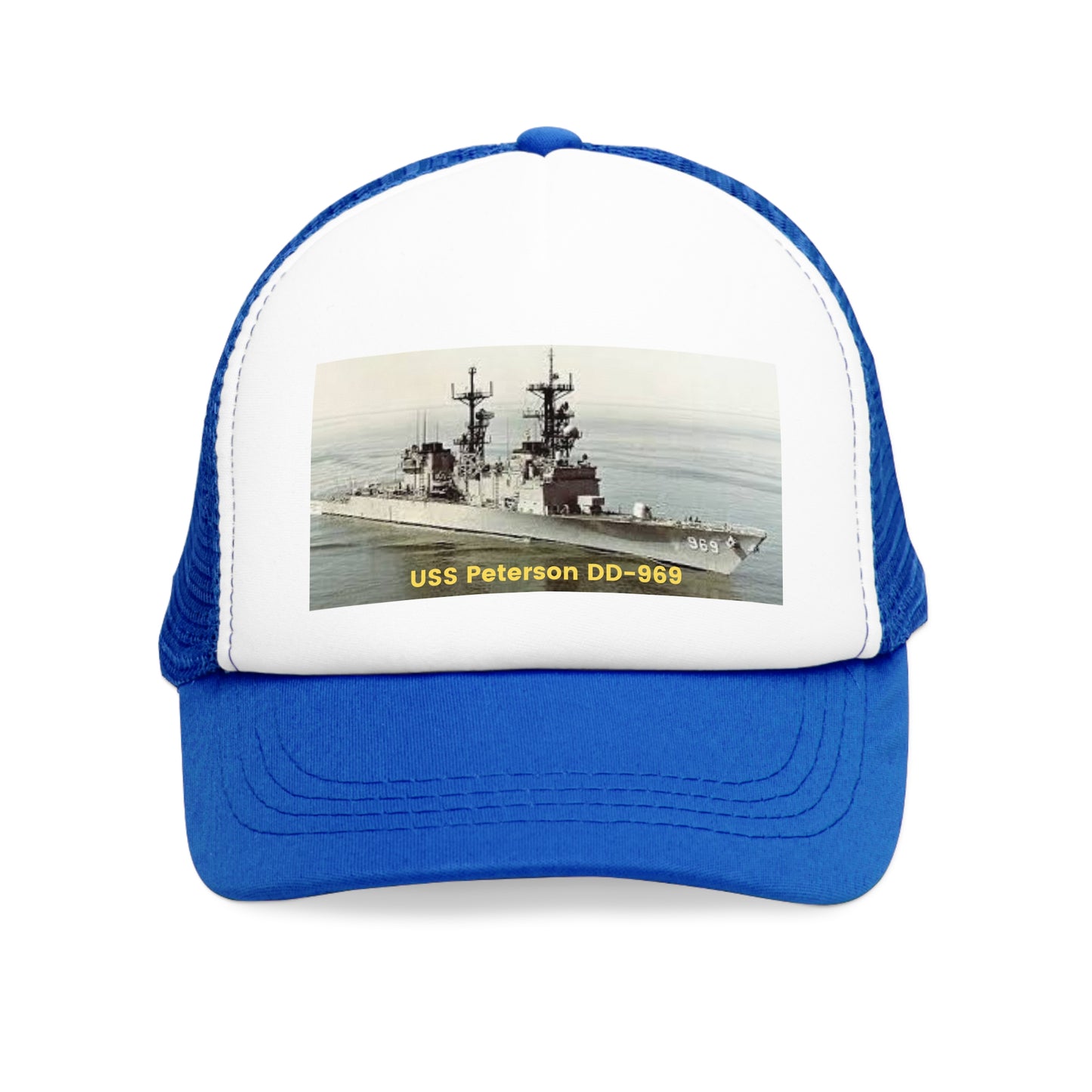 USS Peterson DD-969 Navy POD Smileandlaughtees Mesh Cap