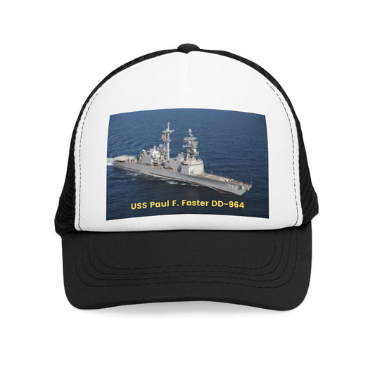 USS Paul F. Foster DD-964 Navy POD SmileandlaughteesMesh Cap