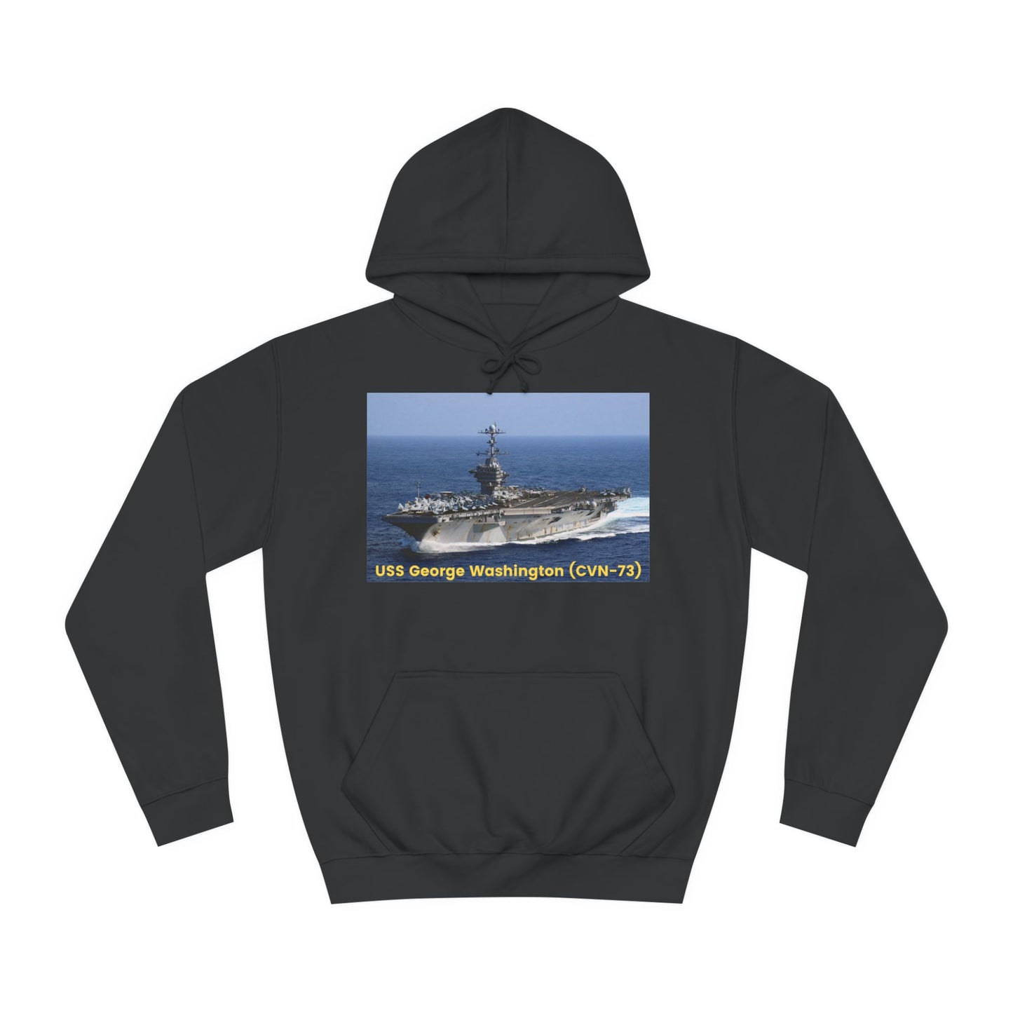 USS George Washington (CVN-73) Navy POD Smileandlaughtees Unisex College Hoodie